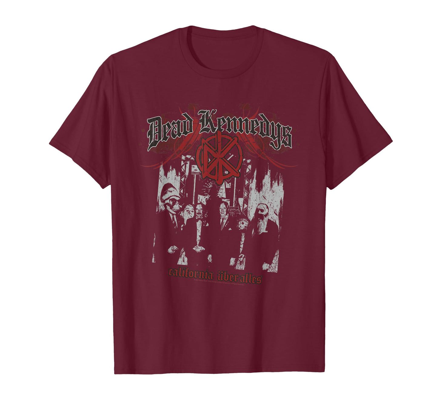 Dead Kennedys Old English with Logo and Photo Vintage Band T-Shirt