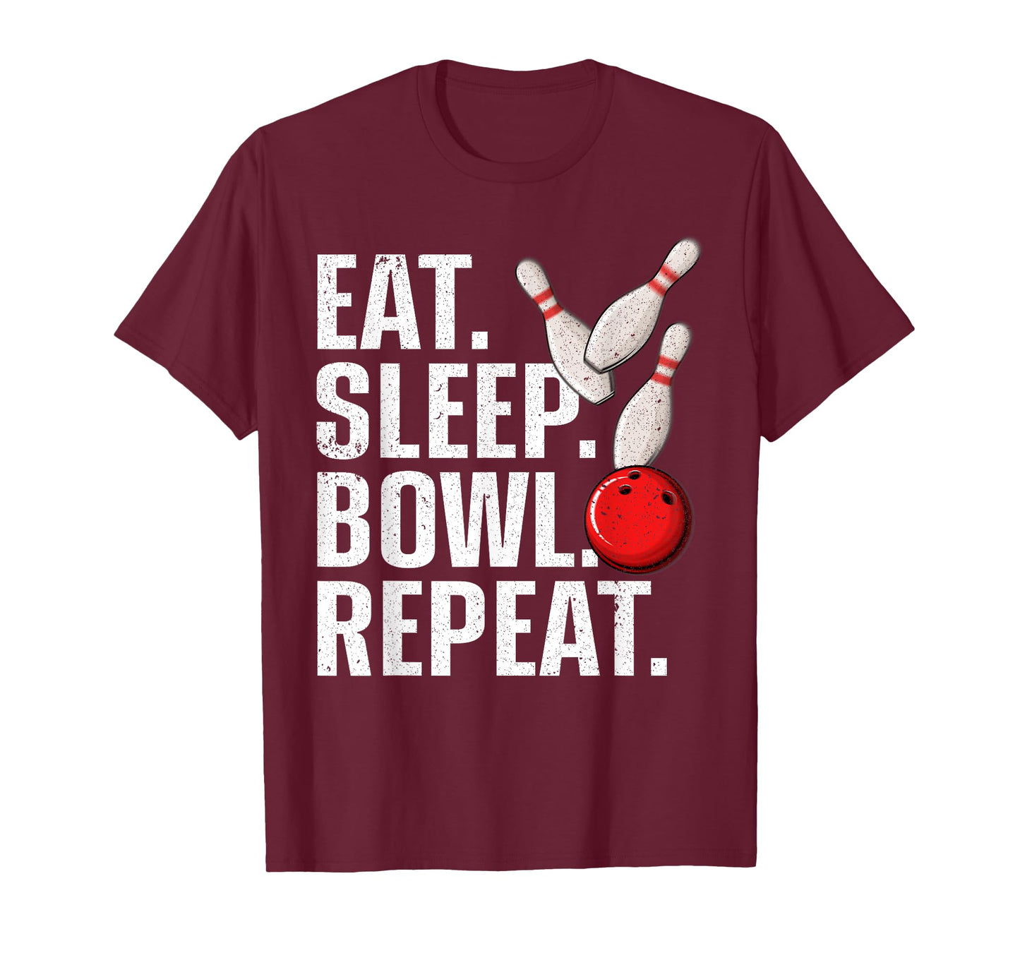 Cool Bowling For Men Women Bowling League Team Sports Bowler T-Shirt