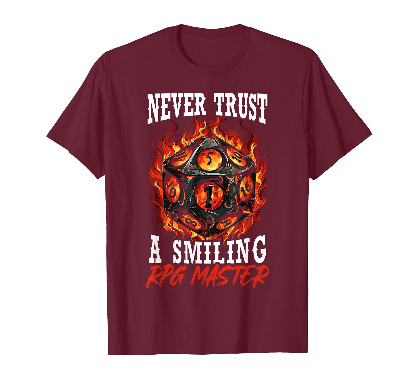 RPG Master D20 Gaming Tabletop Games Funny RPG Gamer T-Shirt