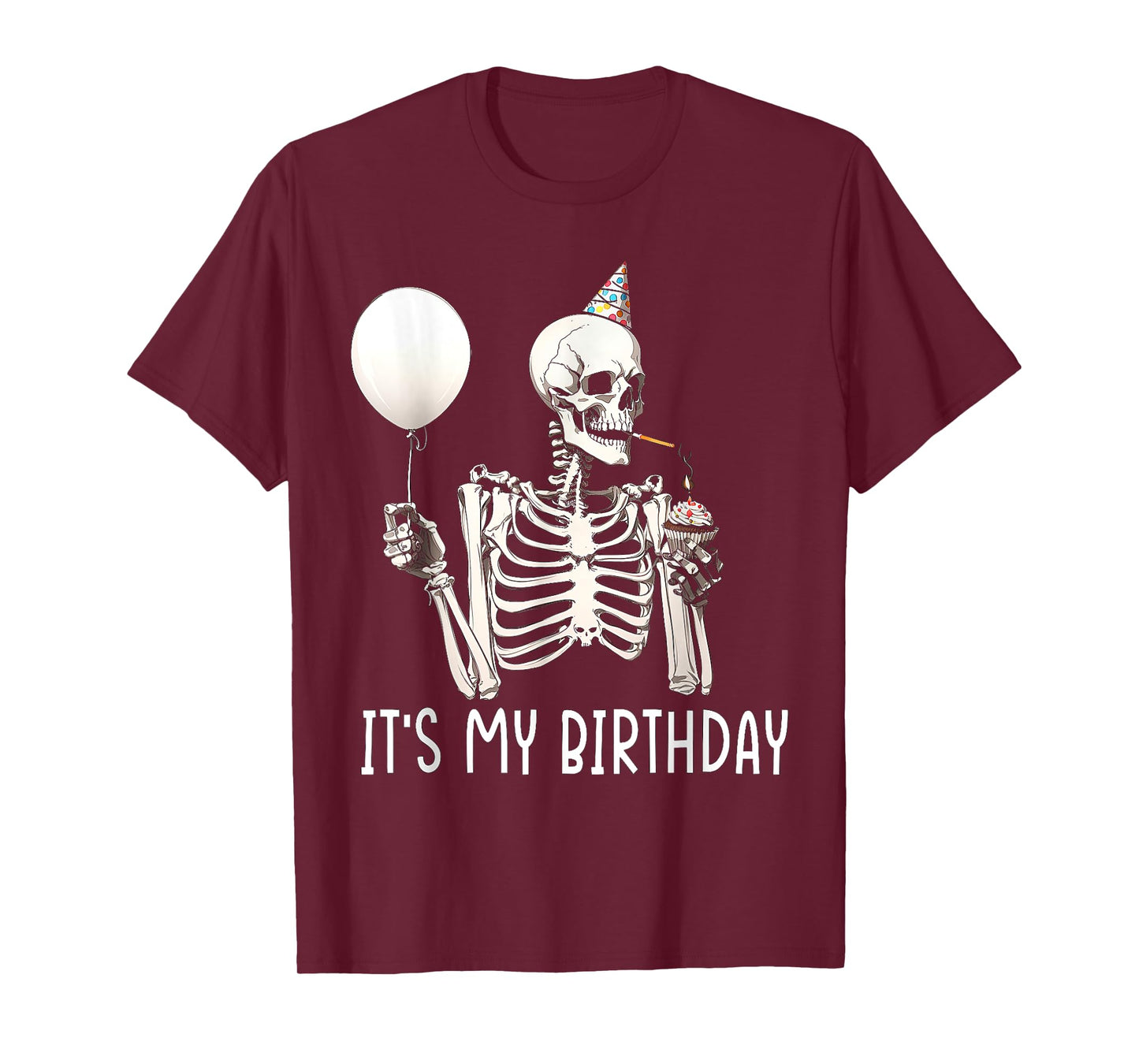 It's My Birthday Halloween Skeleton T-Shirt