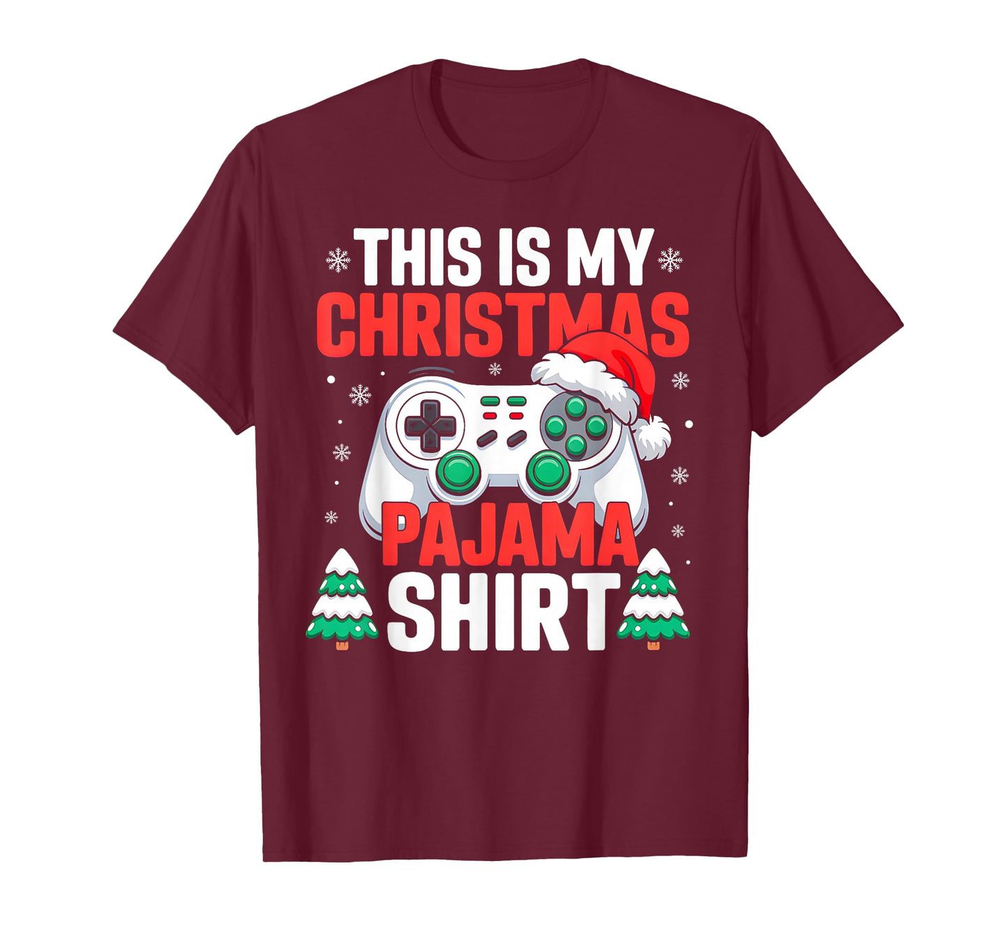 This is My Christmas Pajama Shirt Video Gamer Gaming Boys T-Shirt