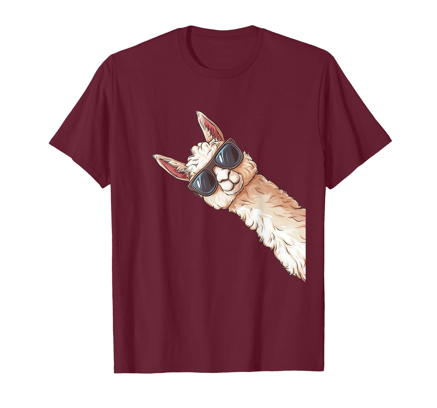 Llama Alpaca Lama Sunglasses T-Shirt