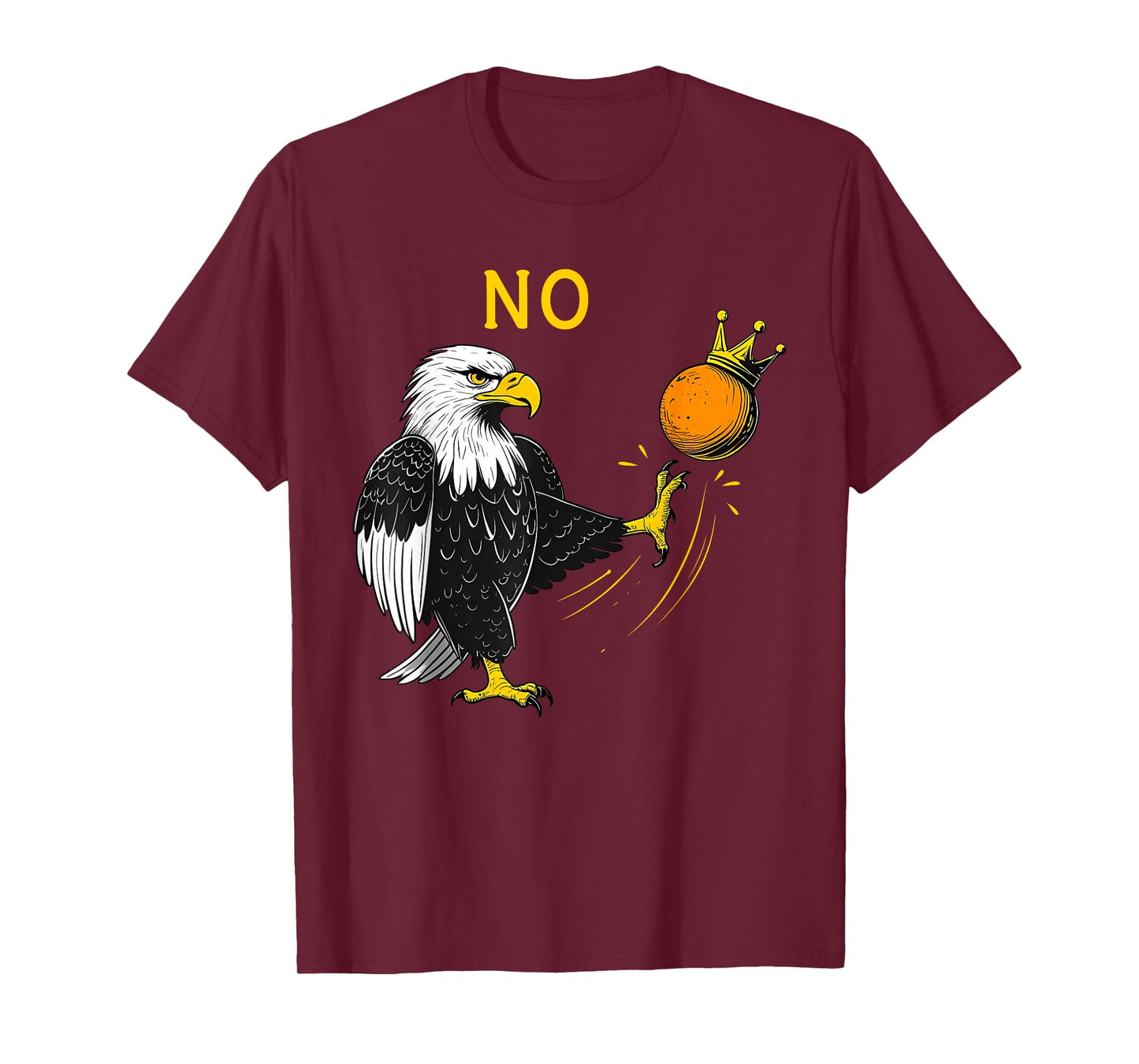 Funny Eagle No Kings October 18 No Kings Day Men Women T-Shirt