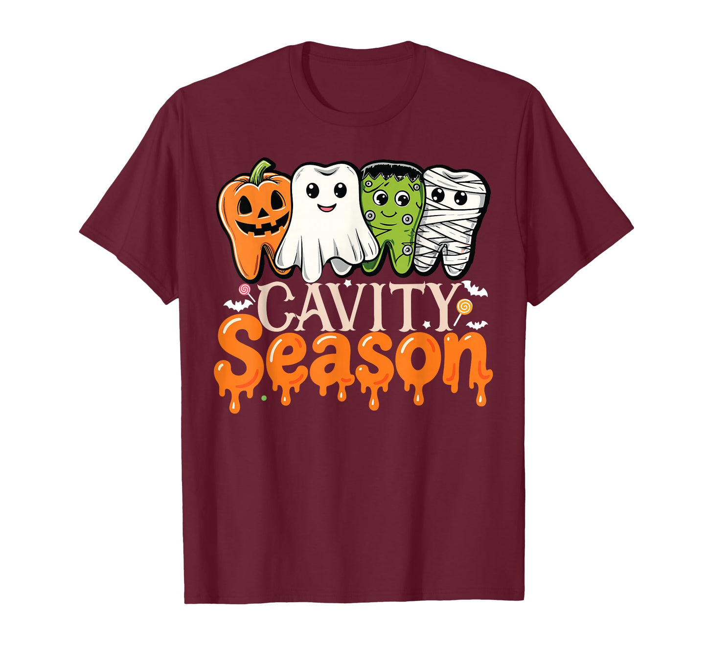 Cavity Season Halloween Tooth Funny Dental Hygienist T-Shirt