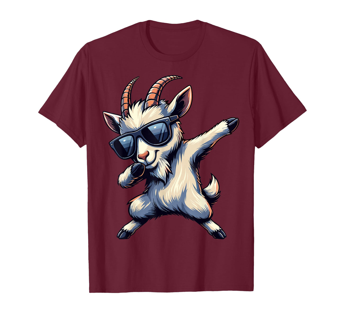 Dabbing Goat Sunglasses Animal T-Shirt