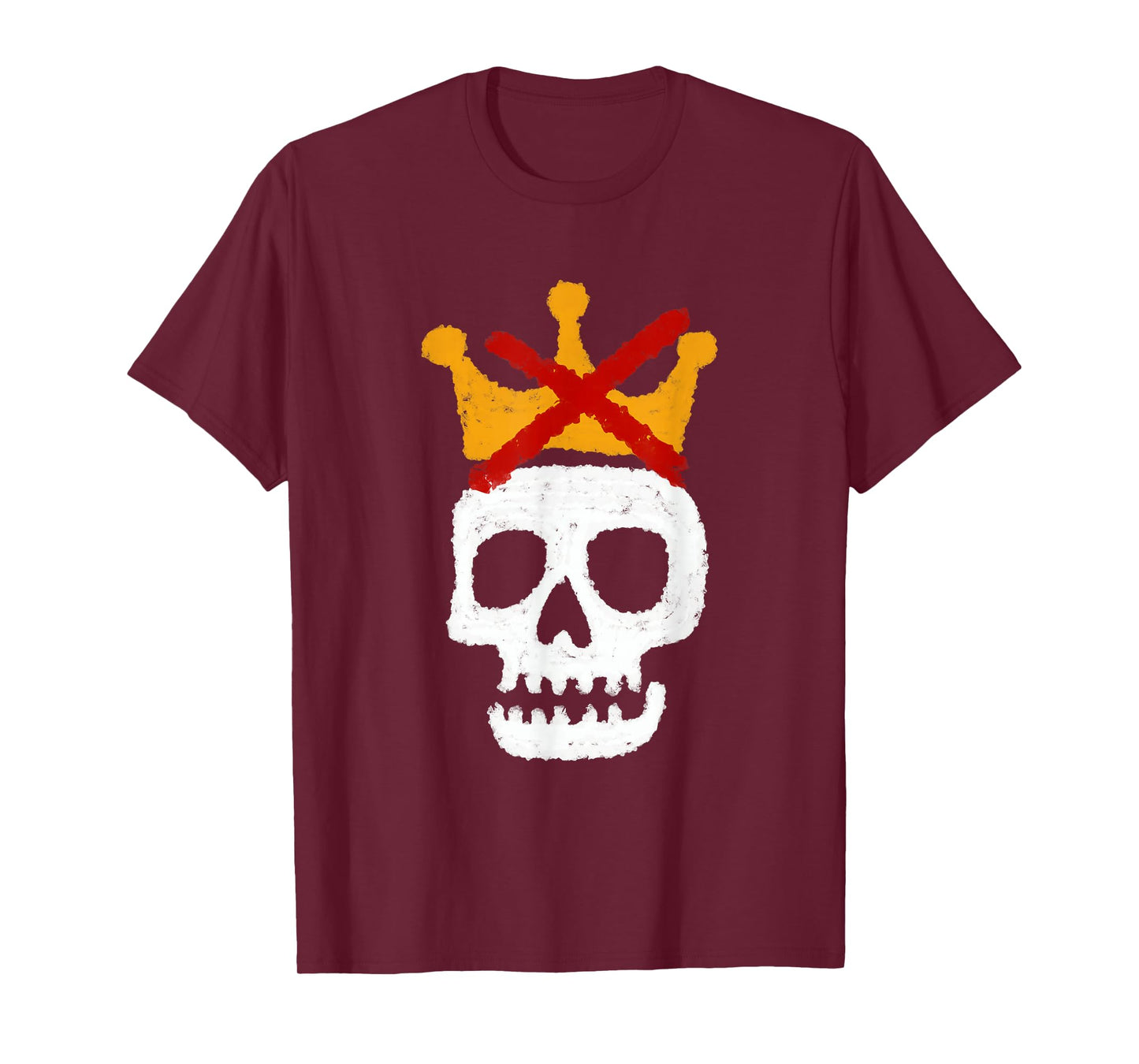 No Kings Funny Skeleton Halloween T-Shirt