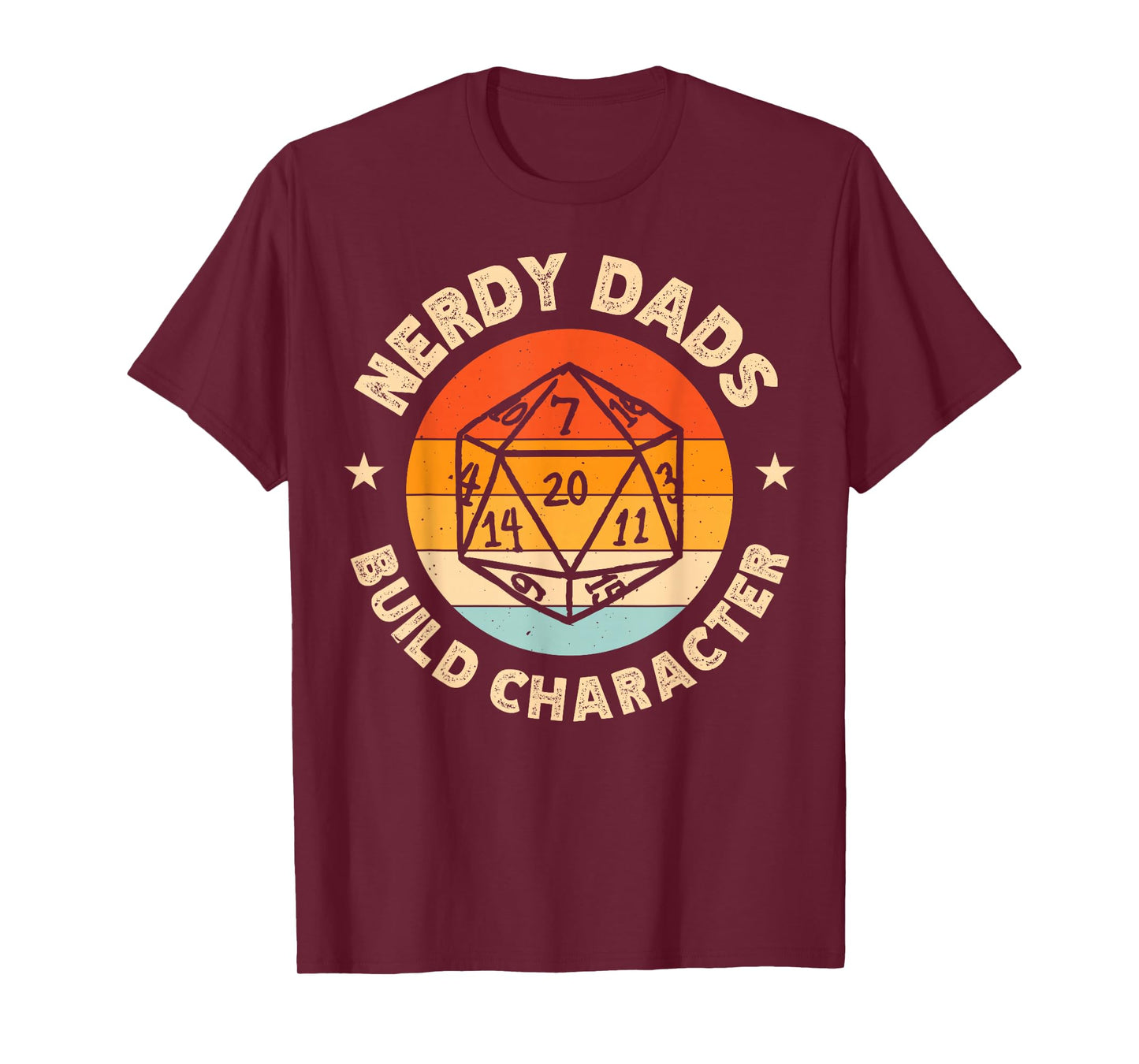 Nerdy Dads Build Character T-Shirt