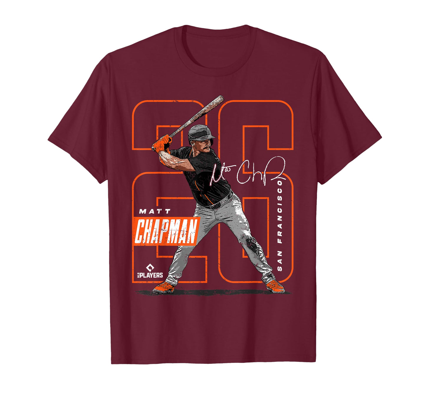 Matt Chapman | San Francisco MLB Baseball Players| MLBMC201M T-Shirt