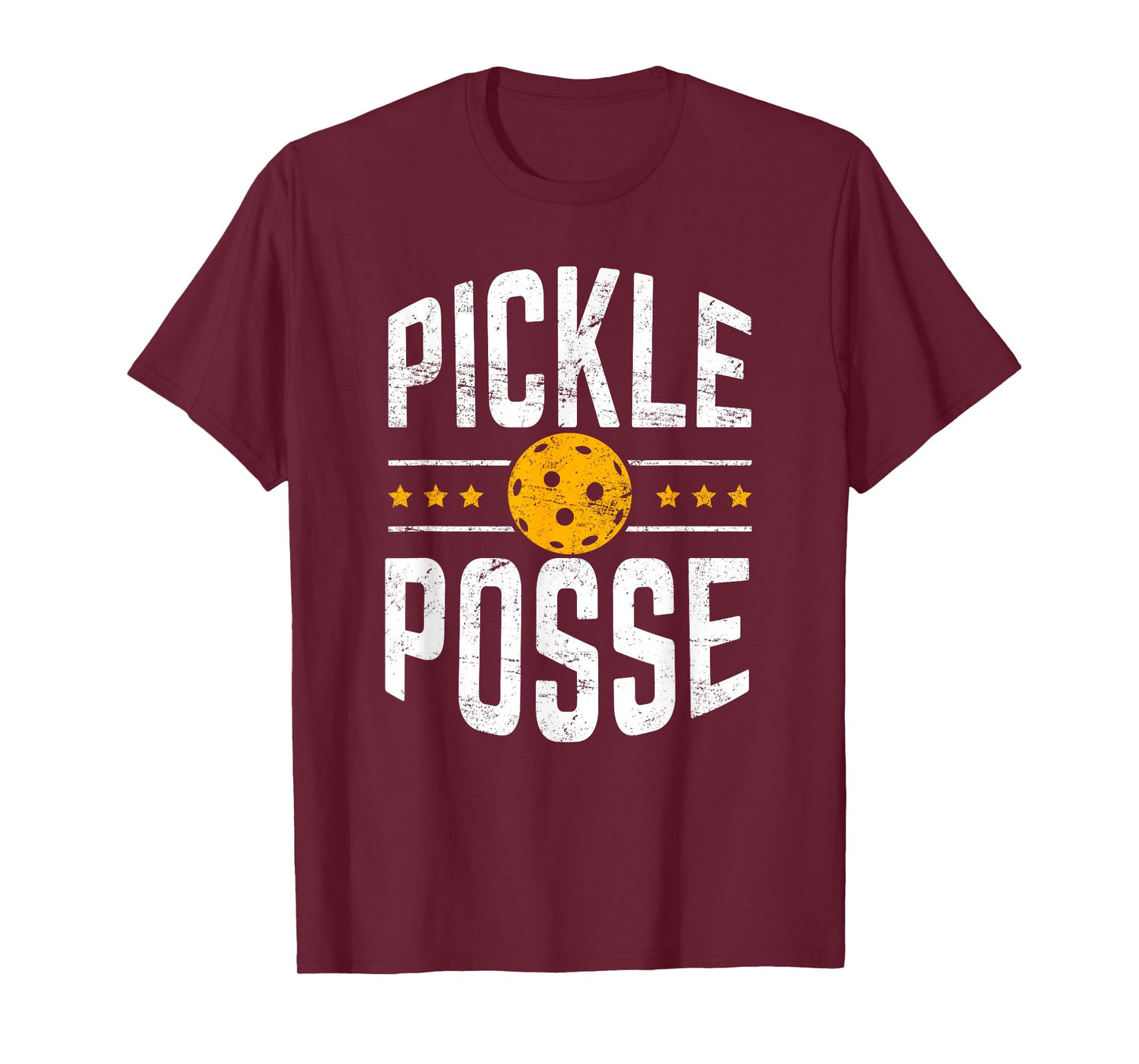 Pickle Posse Funny Pickleball Player Coach Team T-Shirt