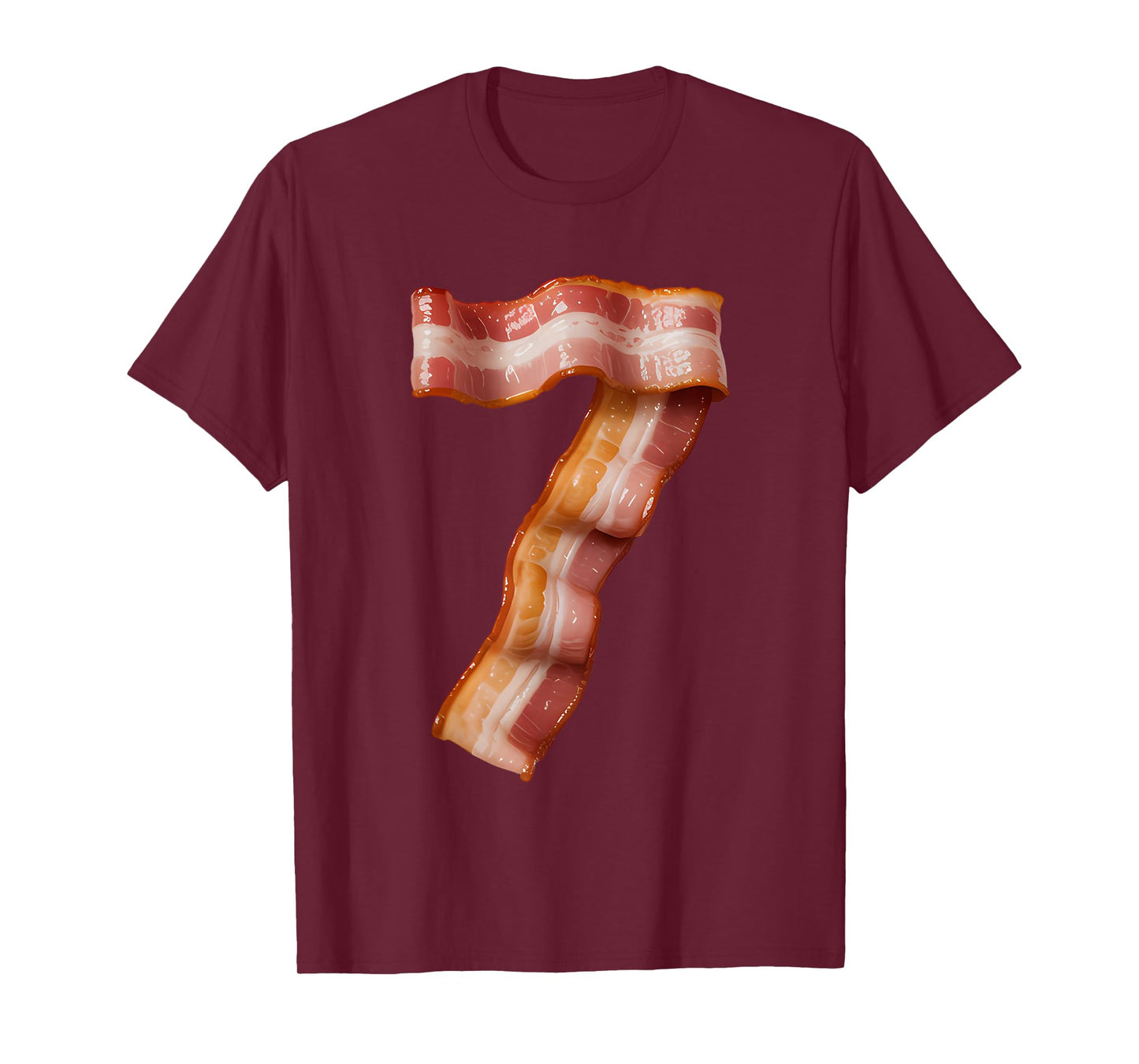 Funny Number 7 67 Meme Egg Bacon Costume Matching Group T-Shirt
