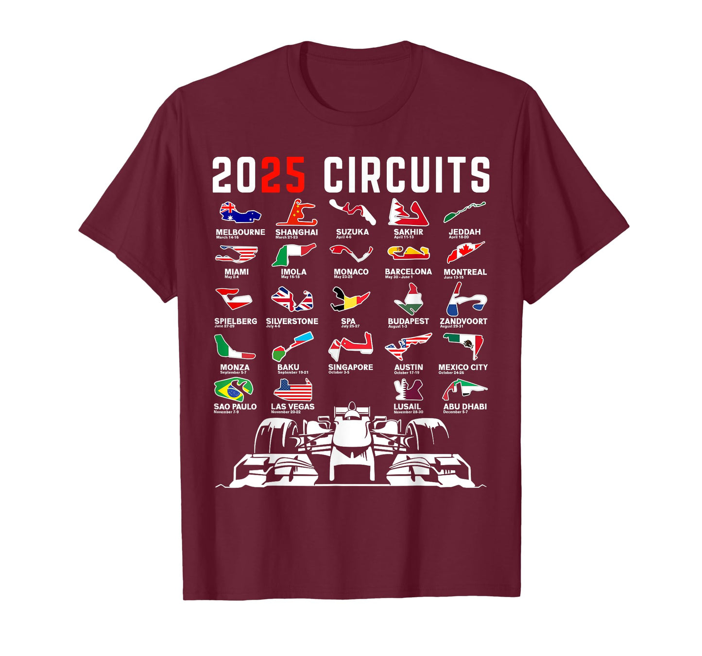Racing Car Silhouette T-Shirt