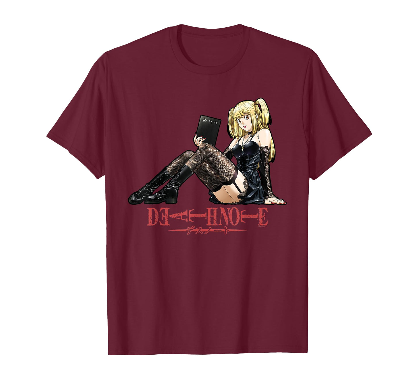 Death Note Misa Amane on Show Logo Anime T-Shirt