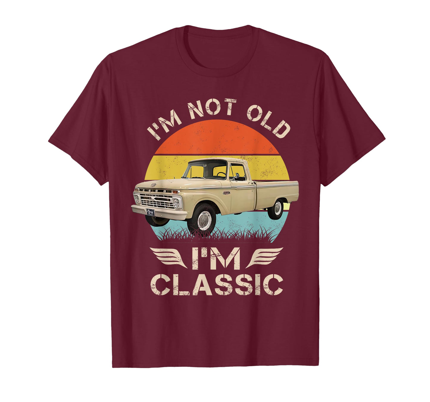 1966 classic f100 Beige T-Shirt, Small, Black