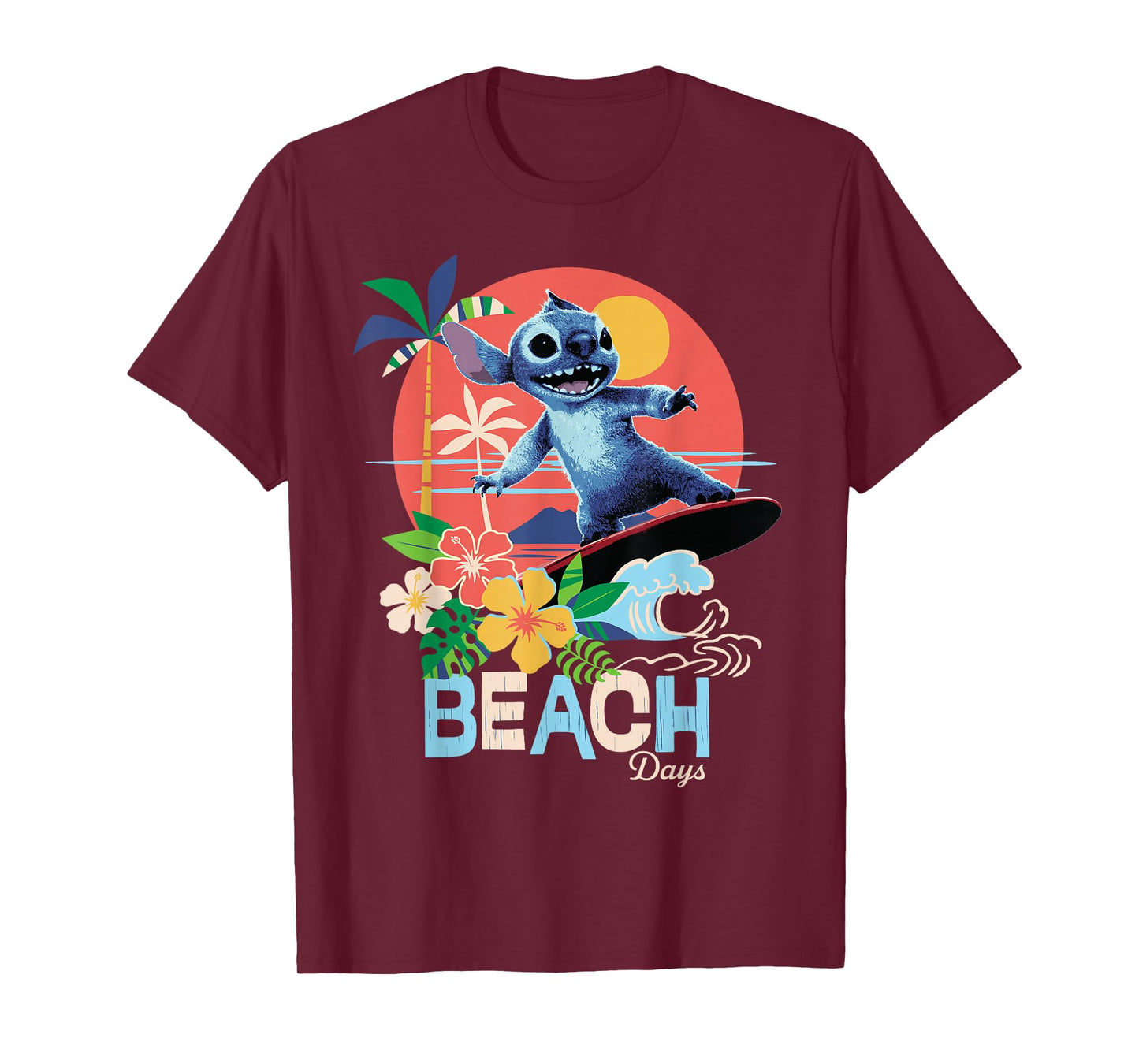 Disney Lilo & Stitch Live-Action Movie "Beach Days" Surfing T-Shirt