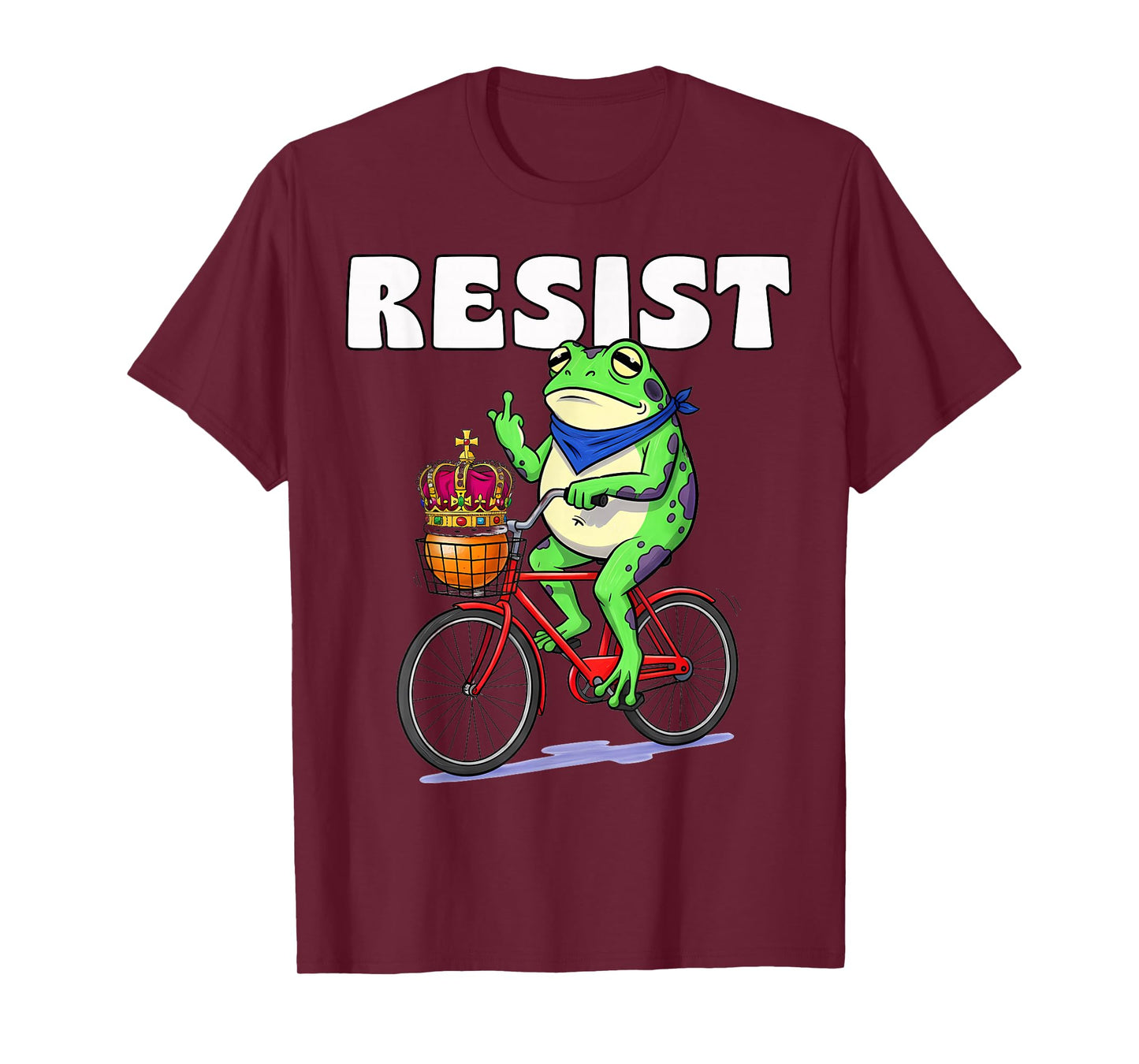 No Kings in Portland Frog Naked Bike Ride Activists Group T-Shirt