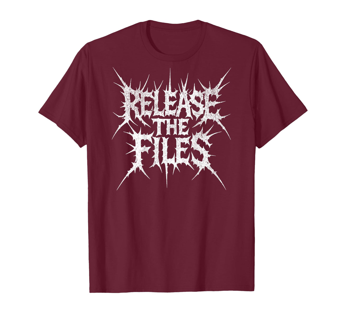 Release The Files No Kings in America Distressed Graphic Tee T-Shirt