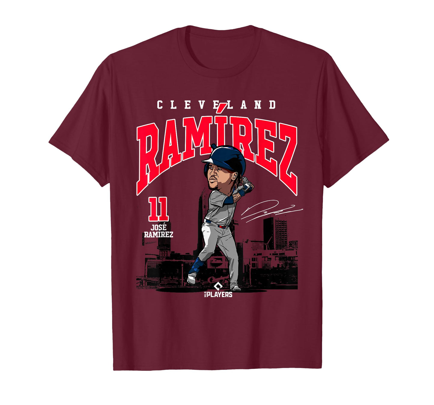 José Ramírez | Cleveland Baseball MLB Players | MLBJRAM4030 T-Shirt