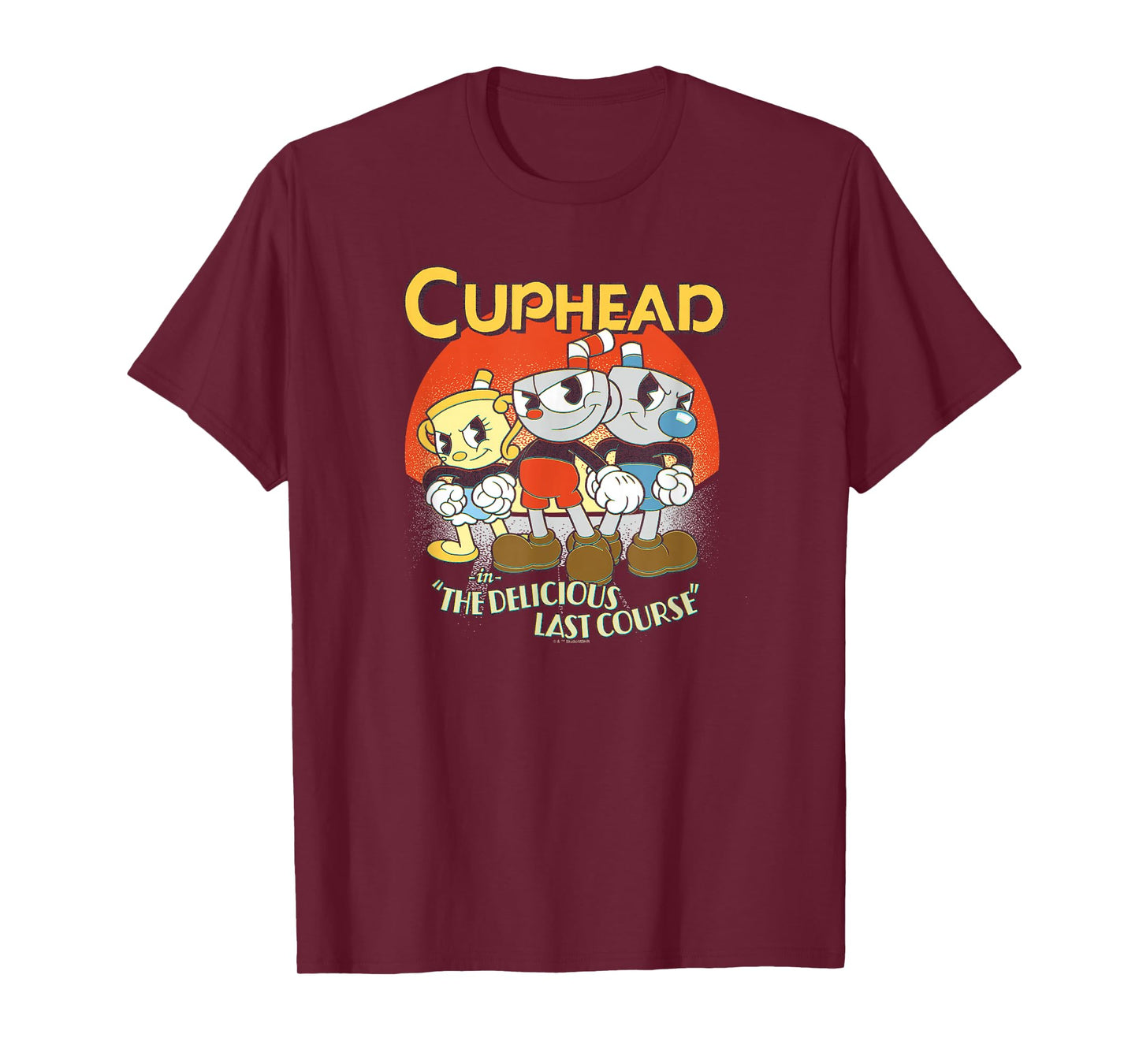 Cuphead: The Delicious Last Course Group Poster T-Shirt