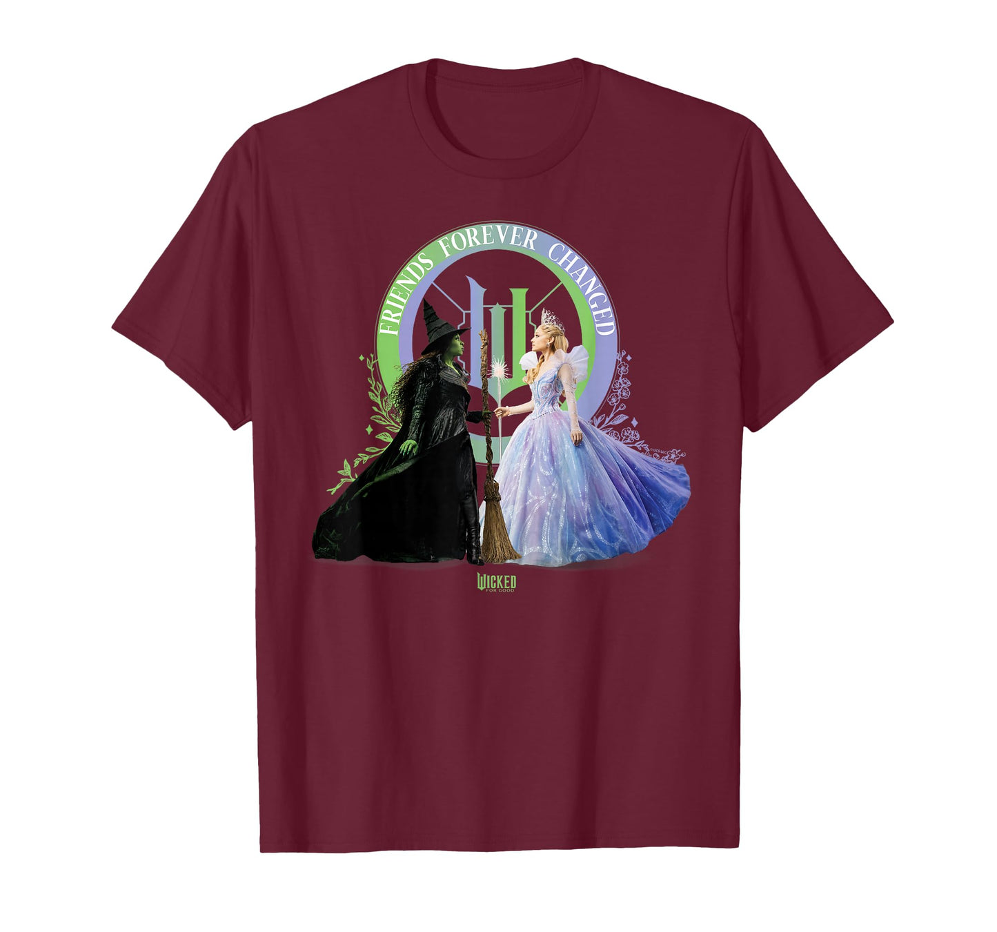 Wicked: For Good Glinda and Elphaba Friends Forever Changed T-Shirt