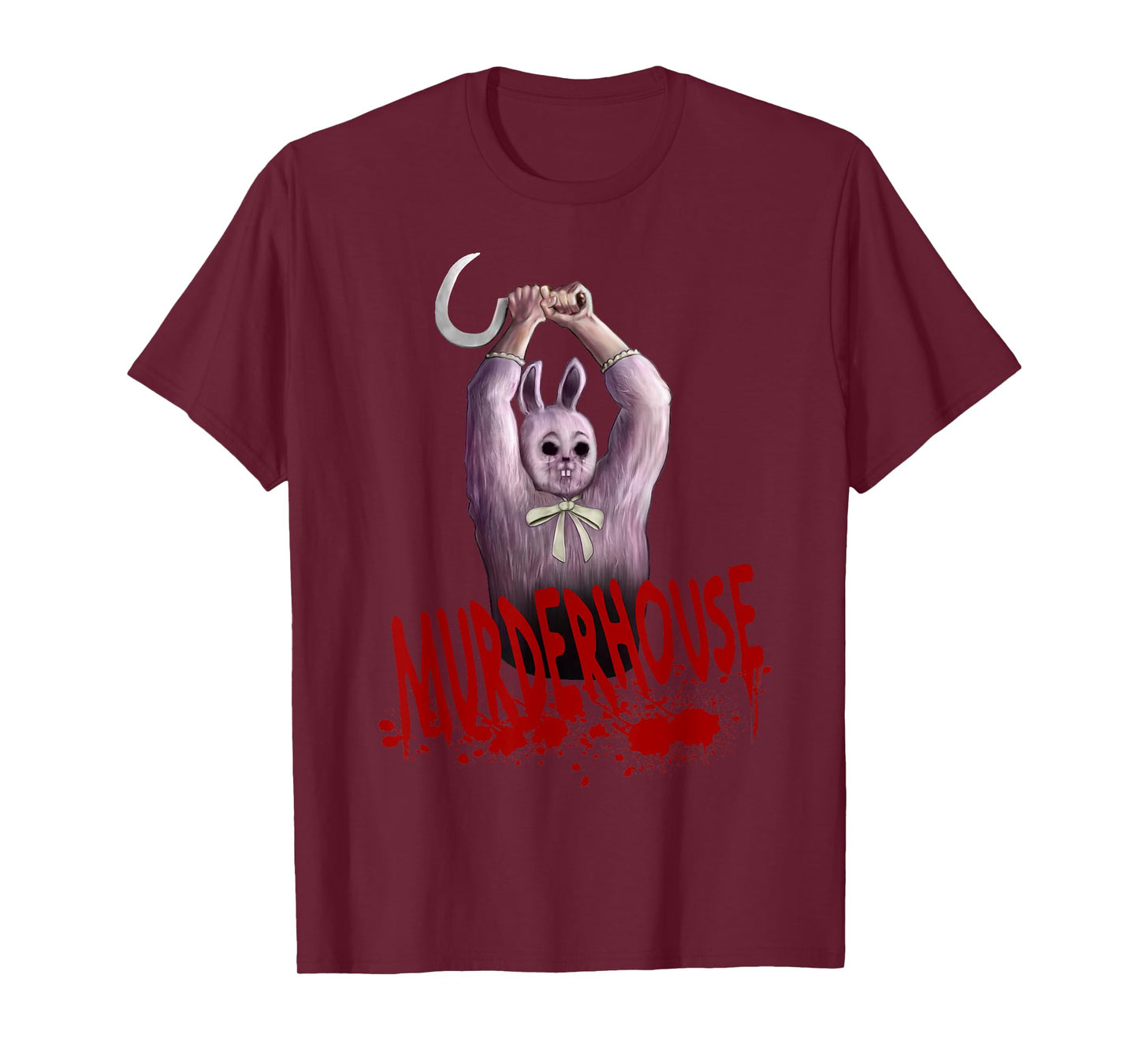 Murder House Easter Bunny Survival Horror Game Maniac T-Shirt