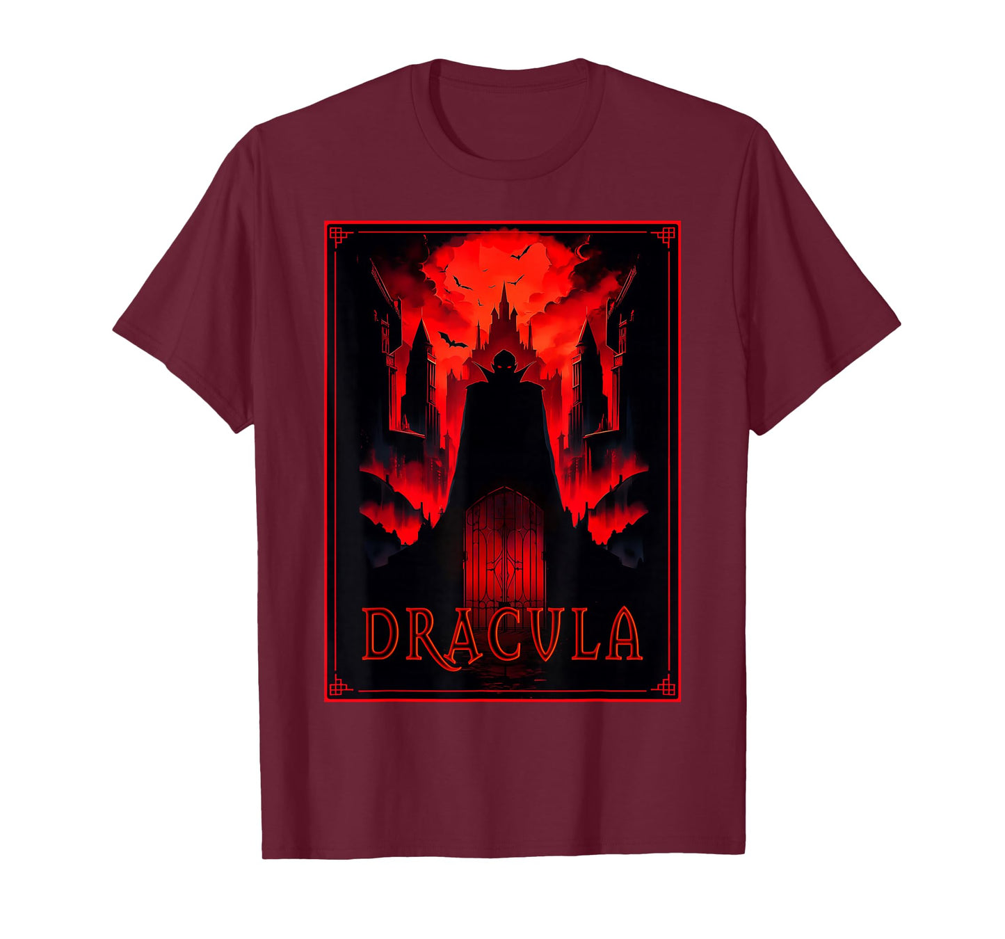 Dracula Gothic Horror Vampire Art -Halloween Vampire fans T-Shirt