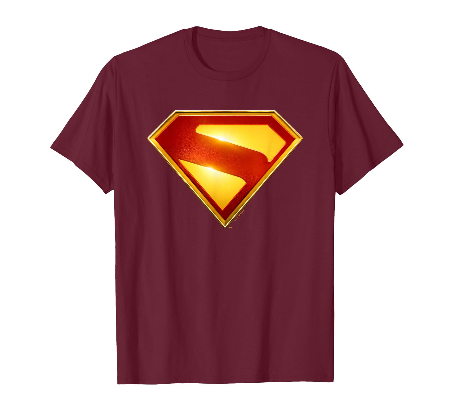 Superman (2025) Modern S-Shield Shiny Chest Emblem T-Shirt
