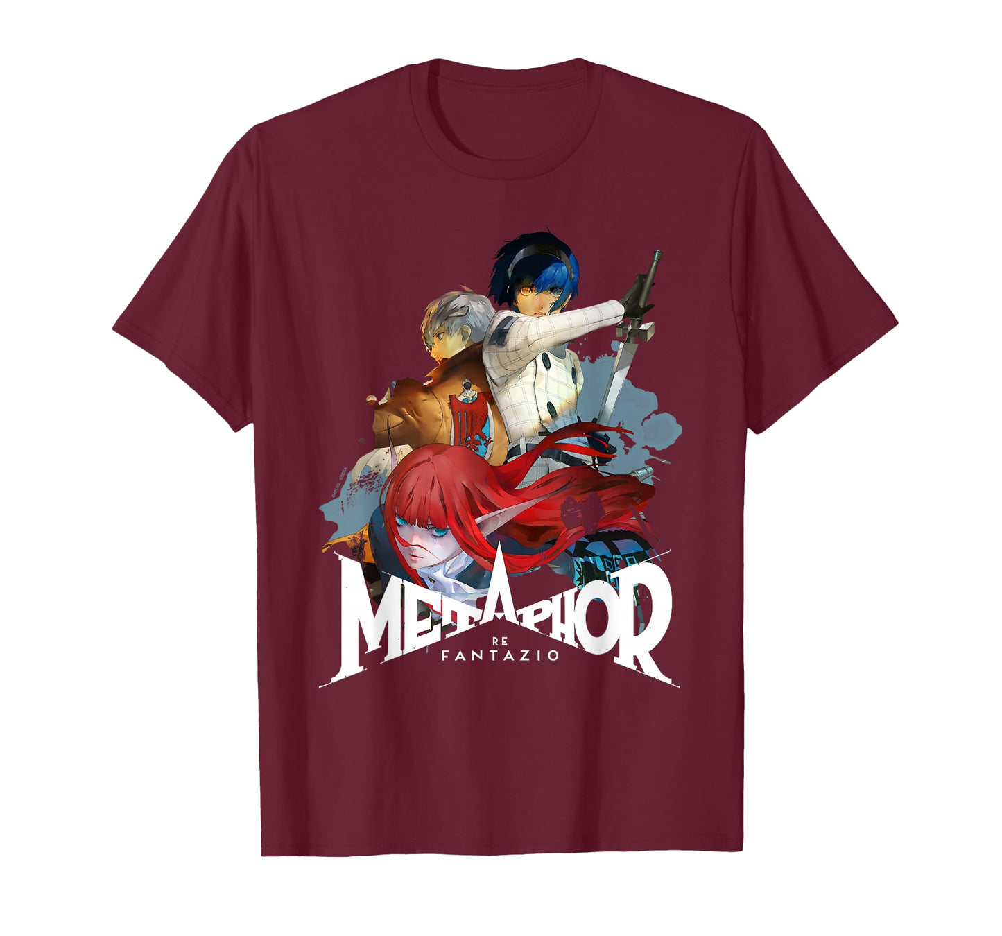Metaphor: ReFantazio Key Art Trio (white logo) ATLUS T-Shirt