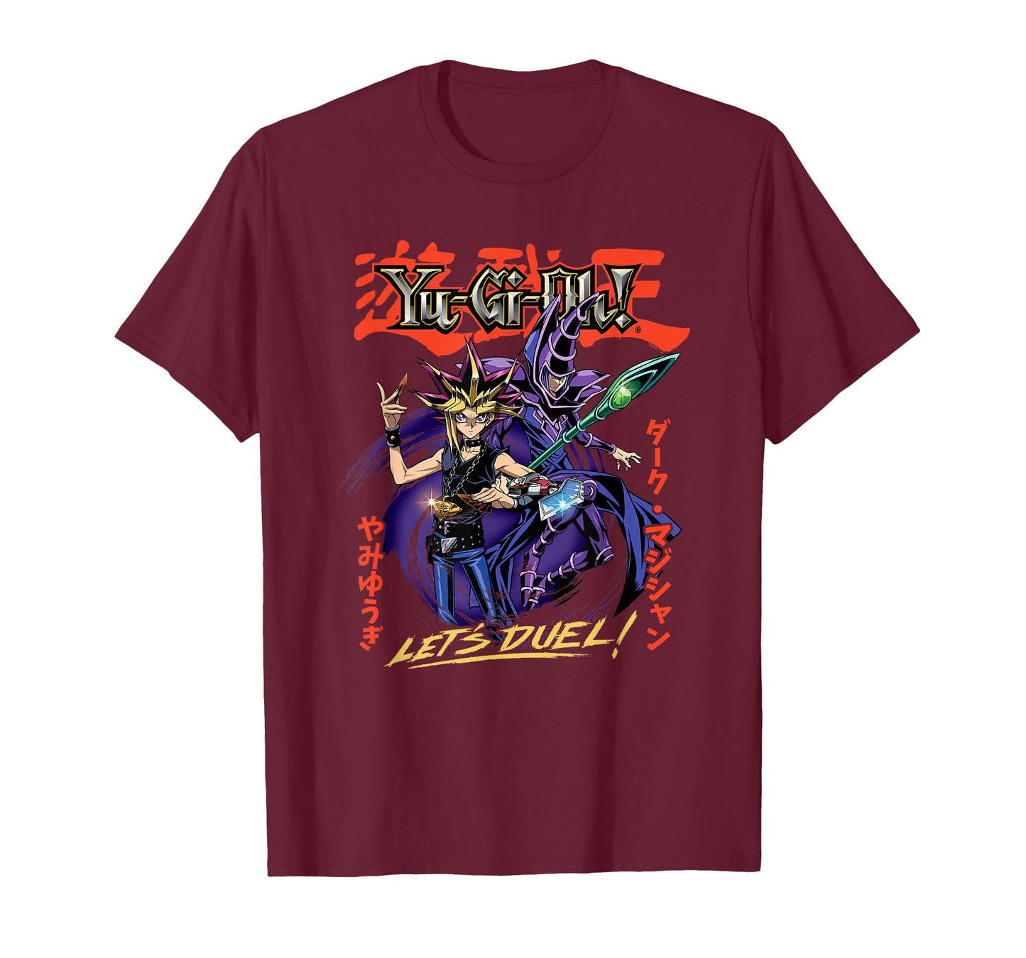 Yu-Gi-Oh! Duel Monsters Yugi and Dark Magician Duel Anime T-Shirt