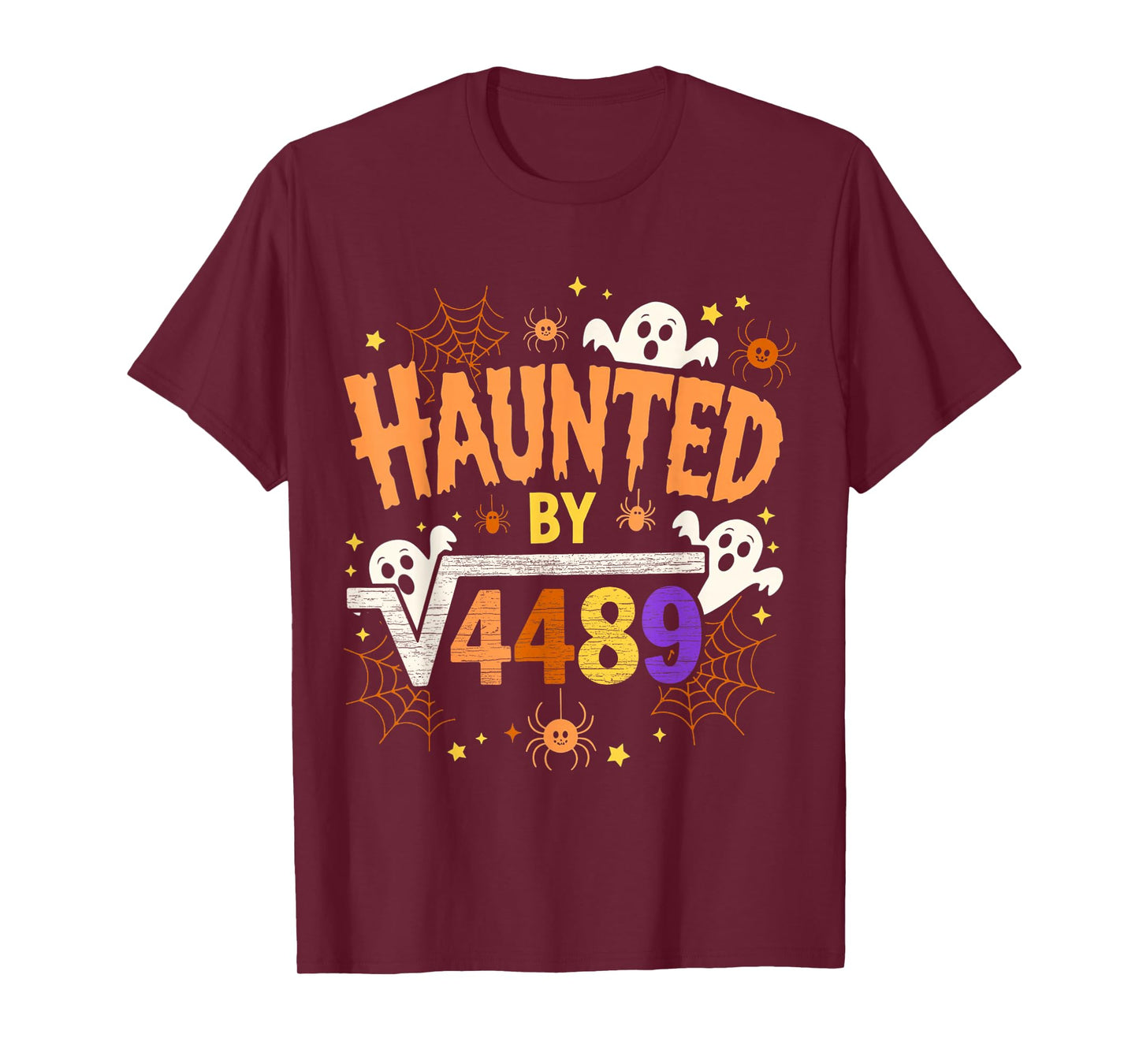 Haunted by 4489 Meme Six Seven 67 Funny Ghost Halloween T-Shirt