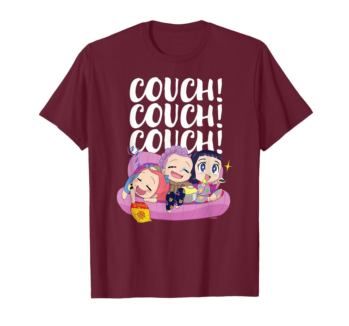 Kpop Demon Hunters Couch! Couch! Couch! Officially Licensed T-Shirt