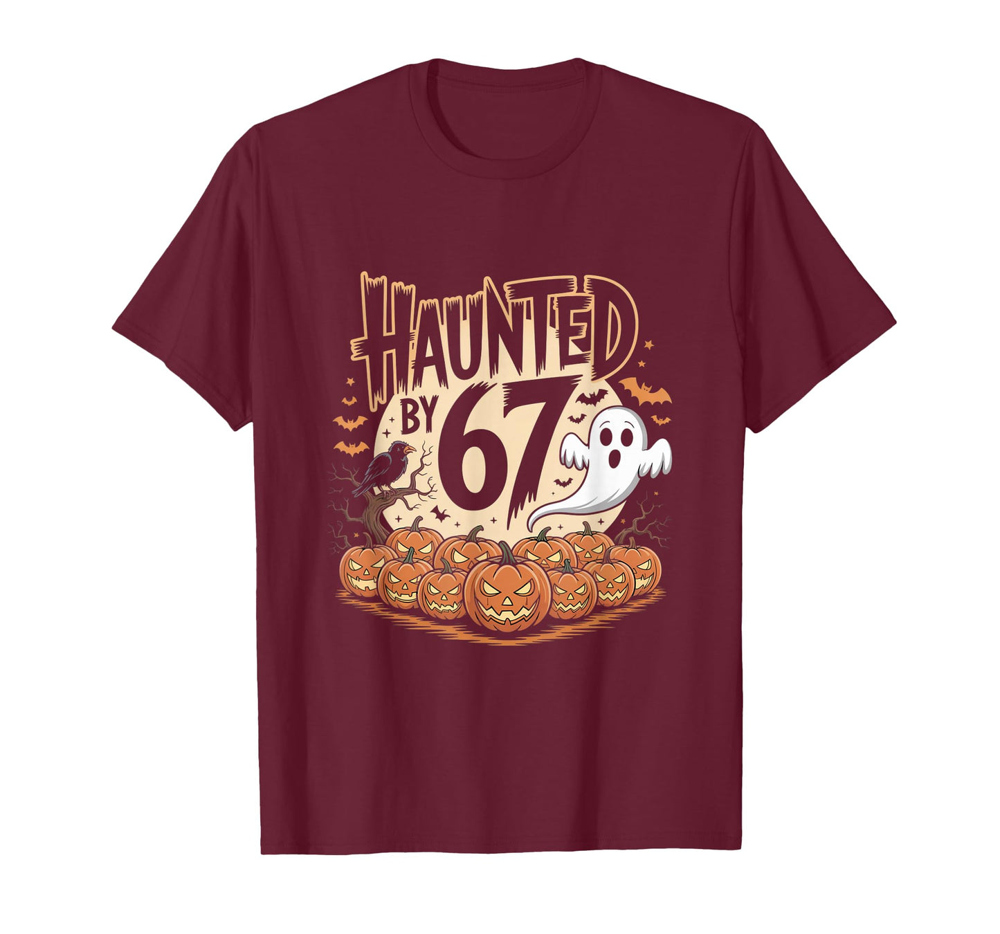Haunted by 6-7 Funny Halloween 6-7 Costume Six Seven T-Shirt