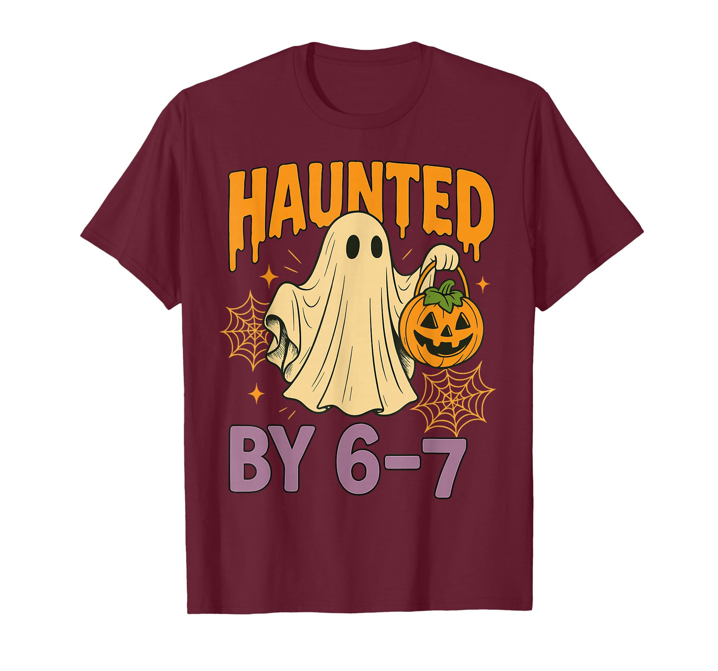 Haunted by 6-7 Funny Halloween Ghosts Six Seven T-Shirt