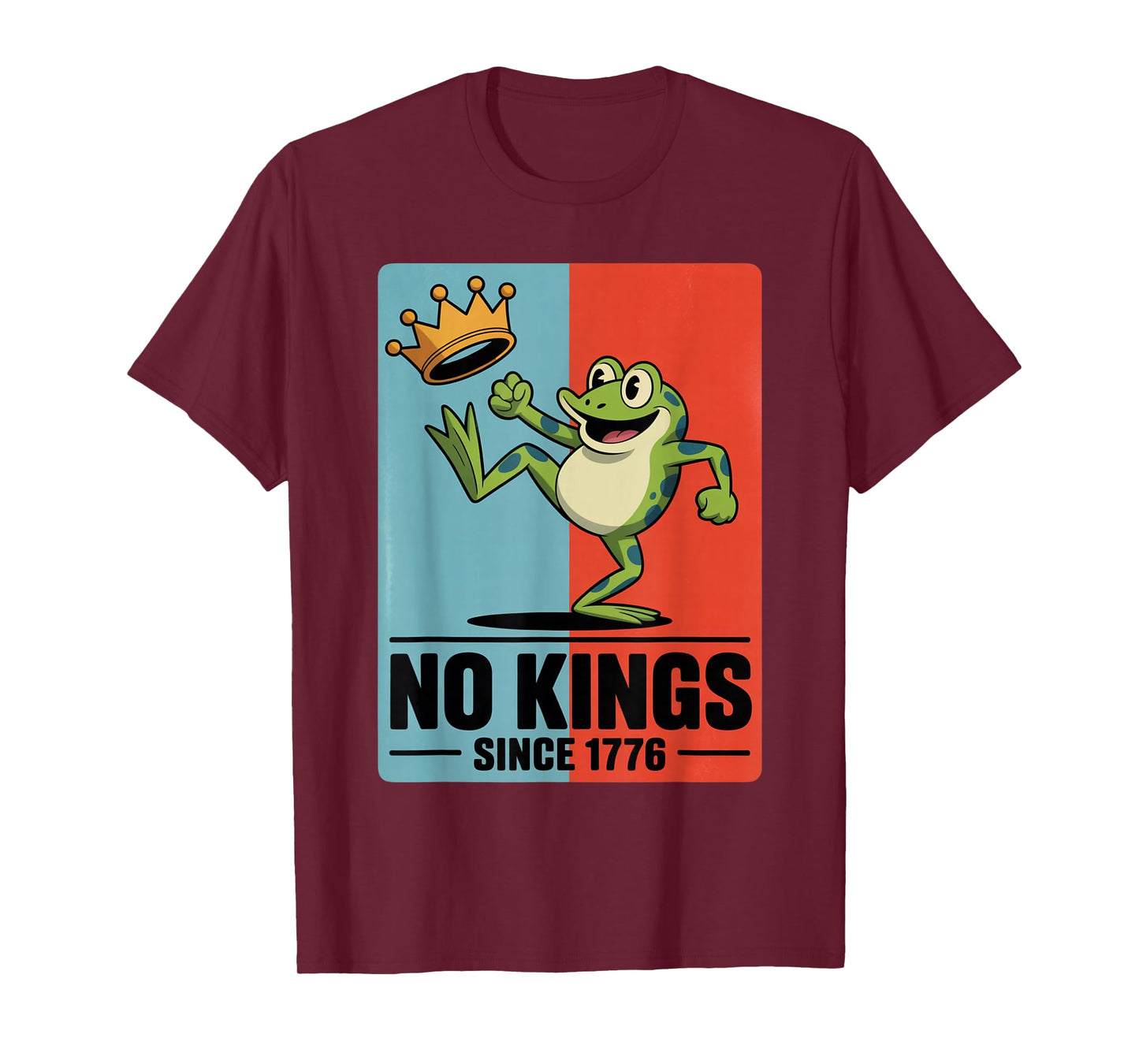 Resist No Kings Portland Frog Protest T-Shirt