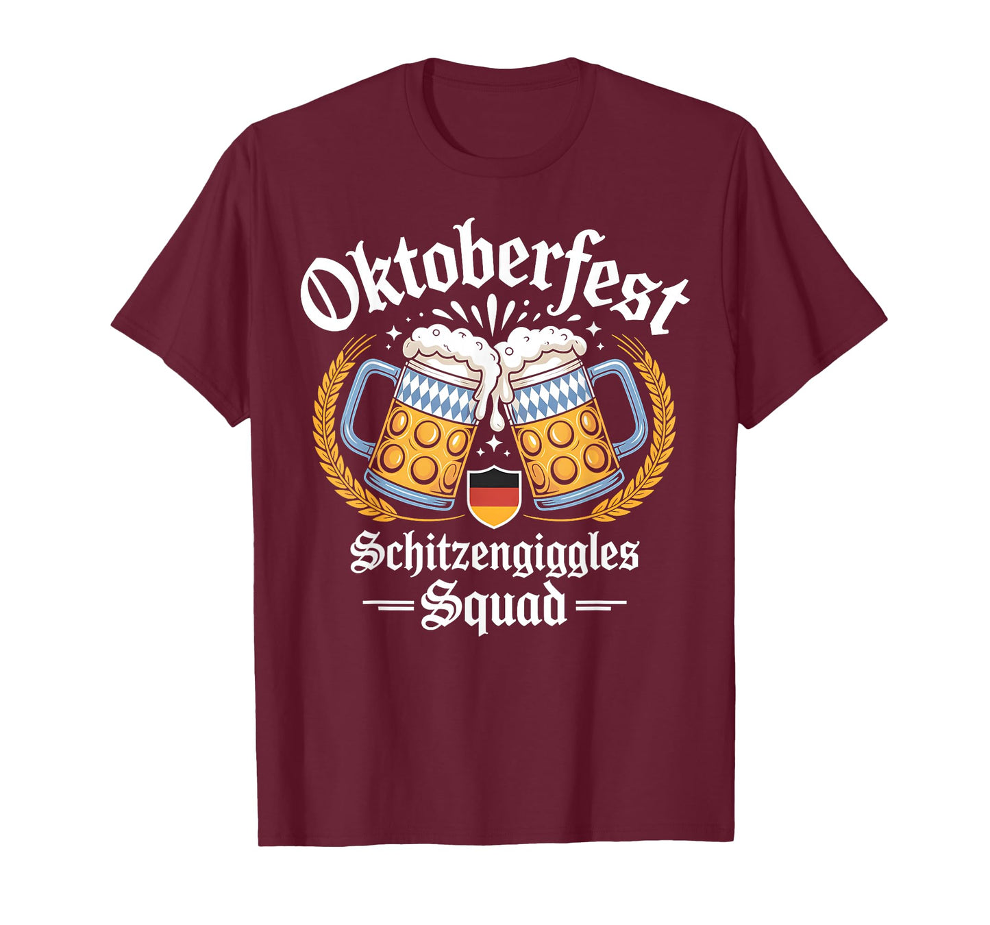 Oktoberfest Schitzengiggles Squad Festival Matching Outfit T-Shirt