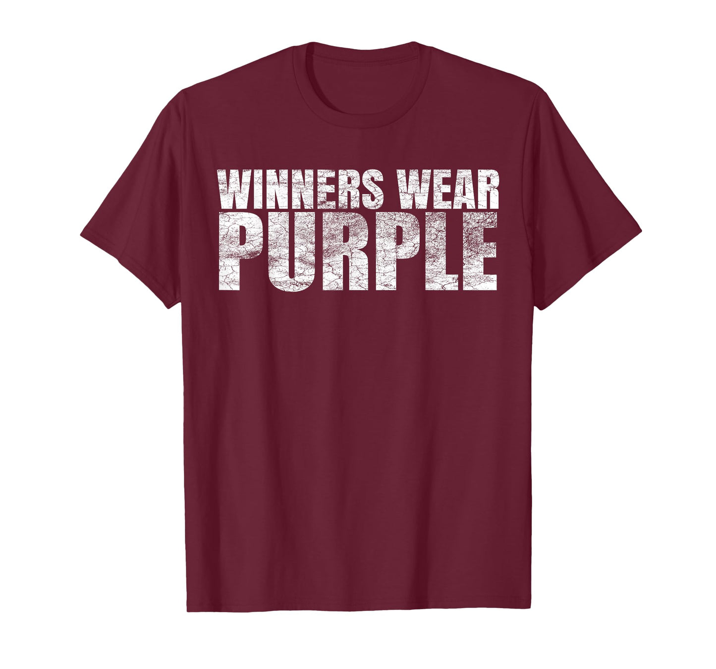 Winners Wear Purple Color War Camp Team Game Competition T-Shirt