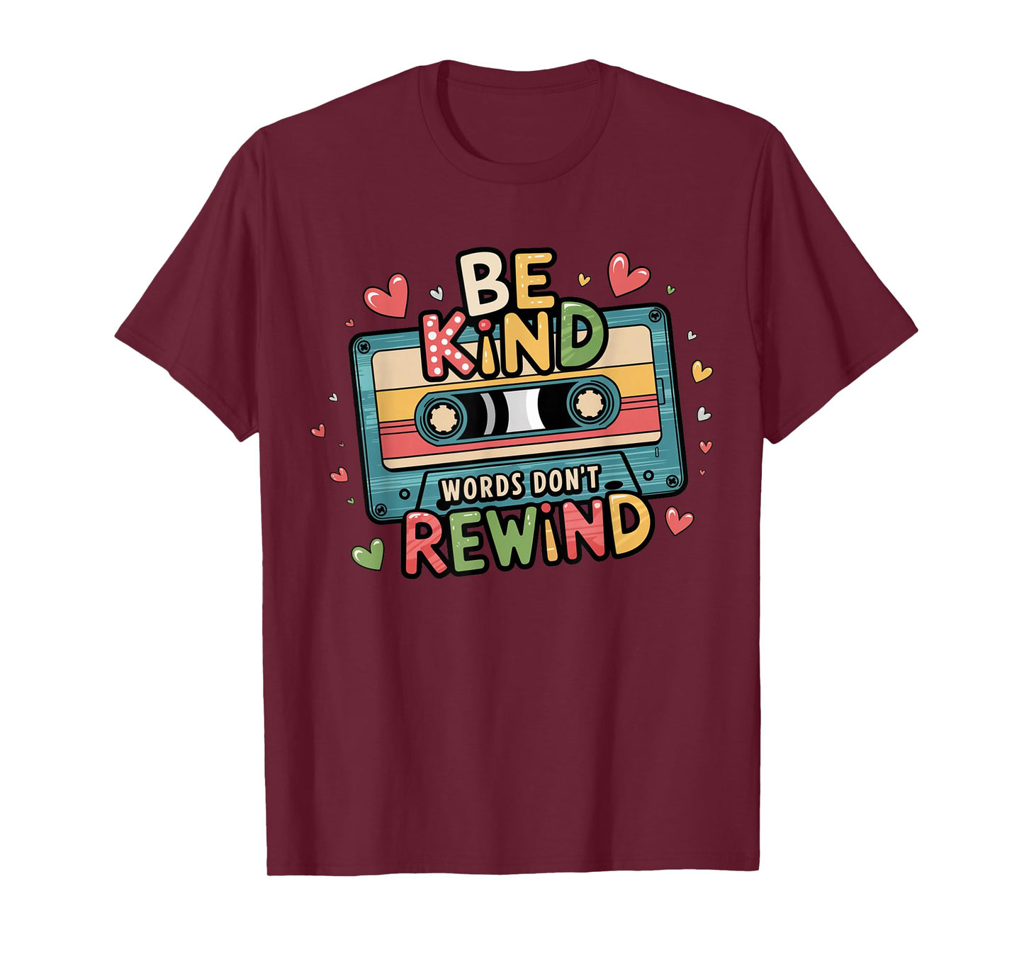 Be Kind Words Don't Rewind Vintage Music Lovers 90's 80's T-Shirt