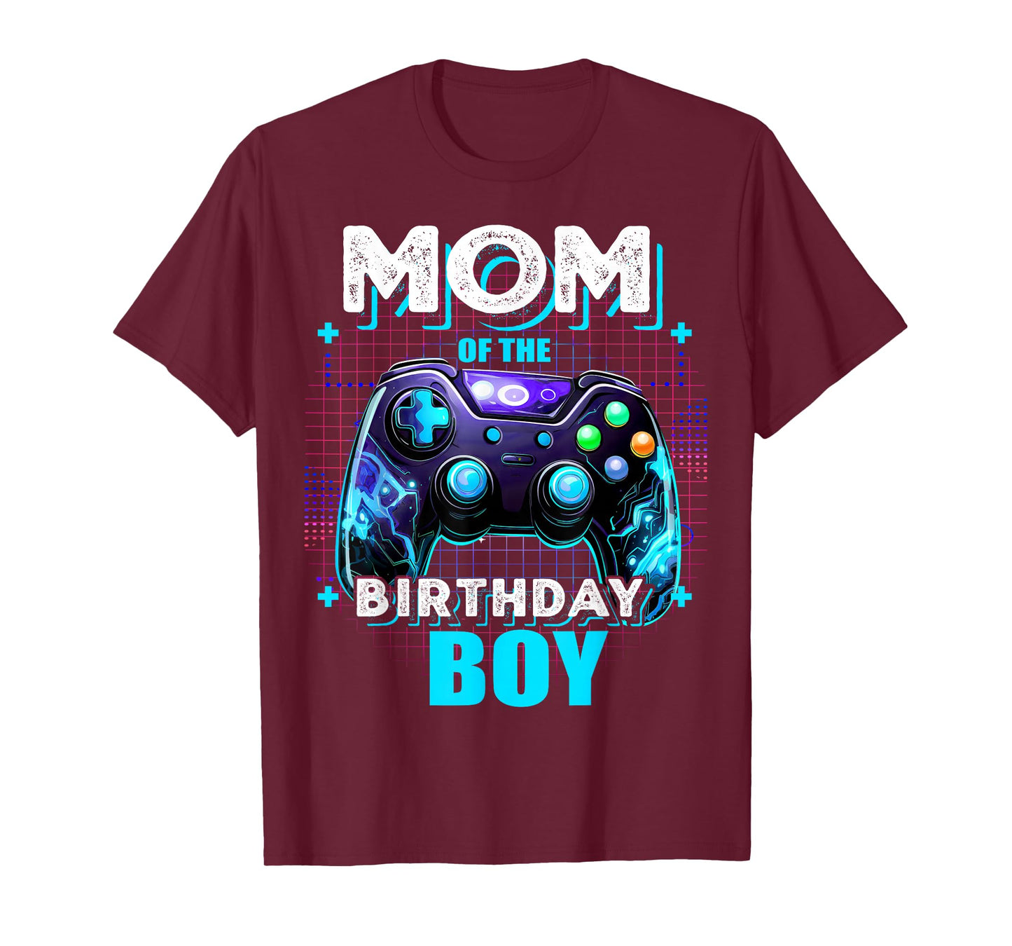 Mom of the Birthday Boy Matching Video Game Birthday Party T-Shirt