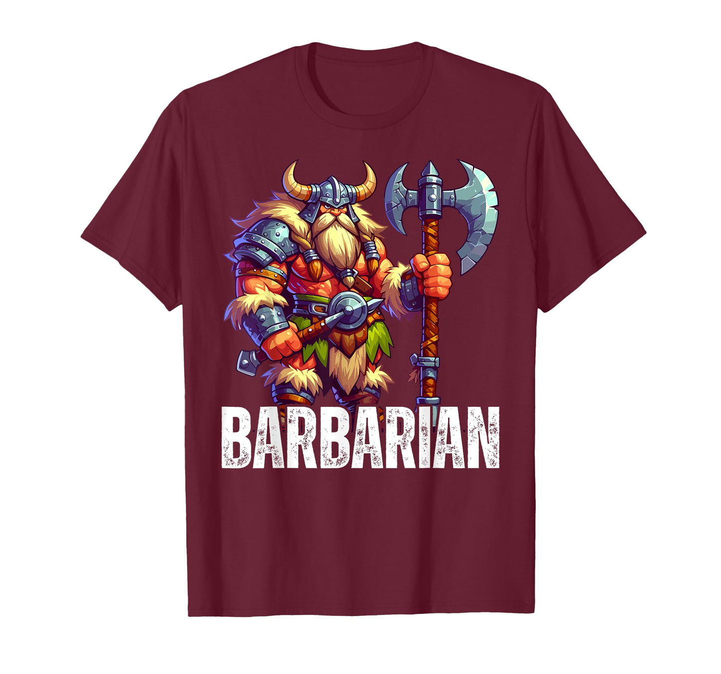 Dwarf Barbarian Fantasy Tabletop RPG Roleplaying Gamer T-Shirt