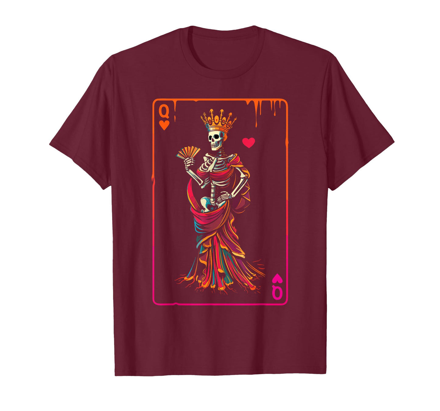 Queen of Hearts Halloween Costume Valentines Card Couple Set T-Shirt