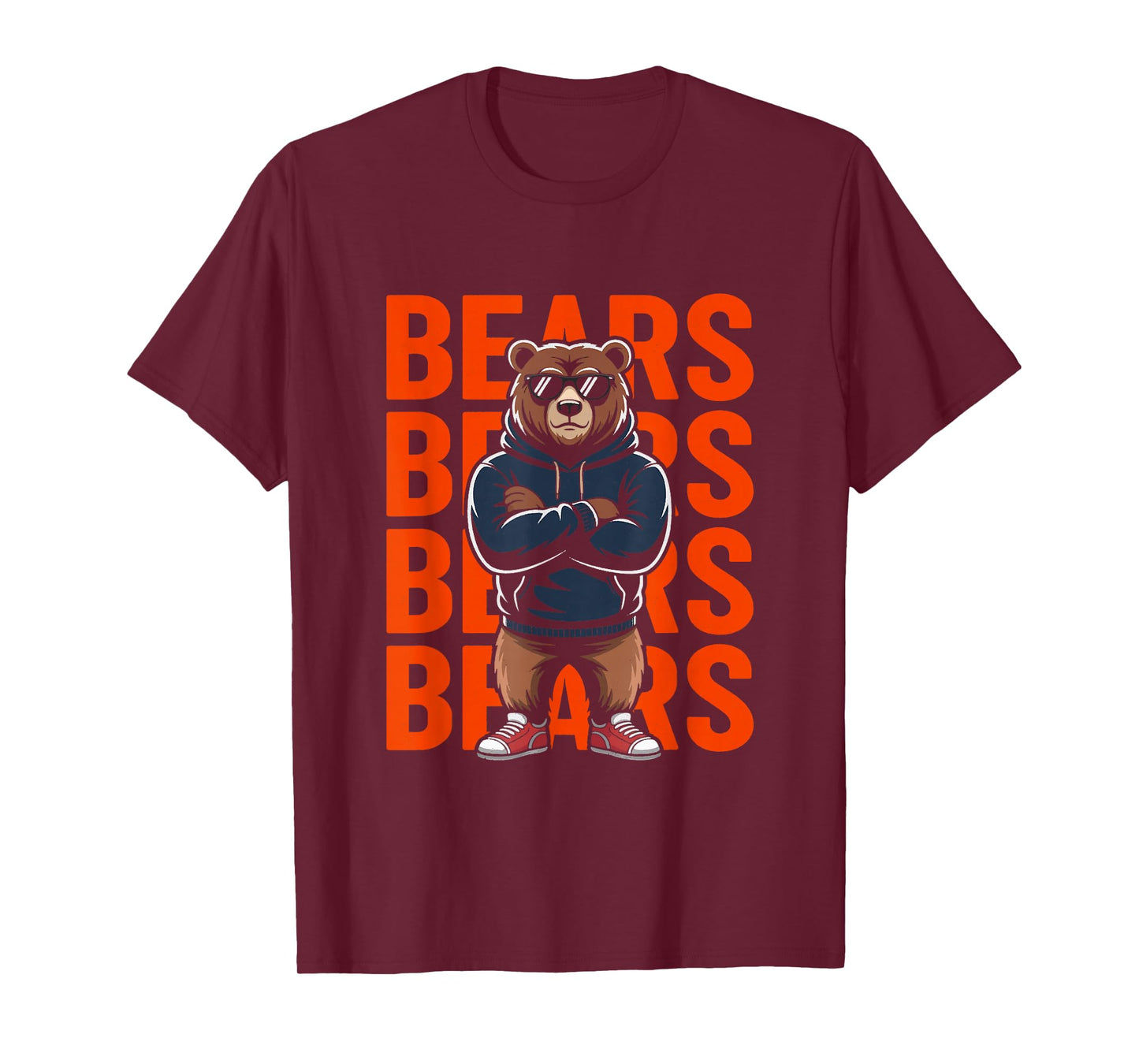 Retro Bear Gift for Men Women Boys Girls Kids T-Shirt