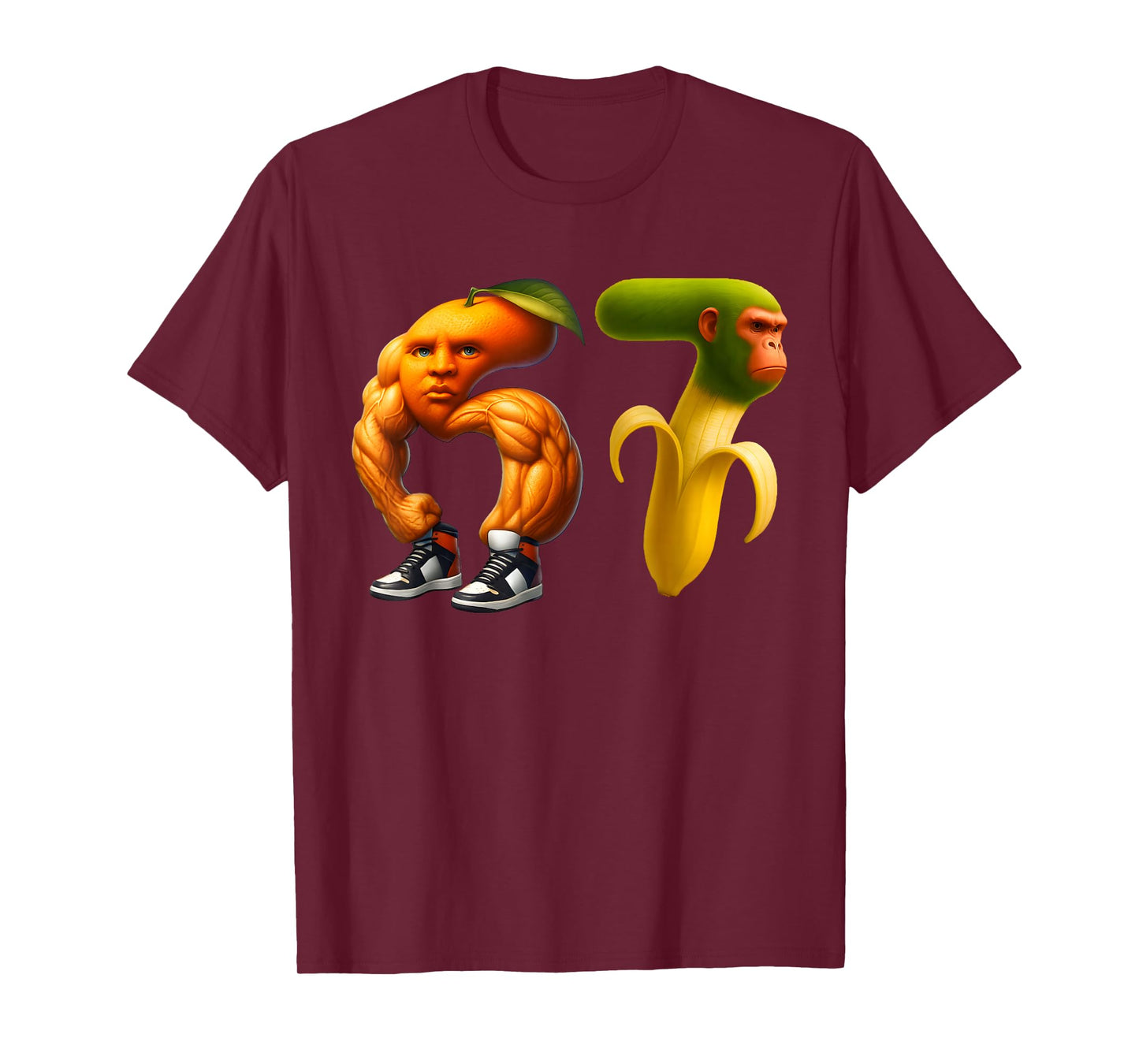67 Six Seven Italian Brainrot Meme Couple Matching Christmas T-Shirt