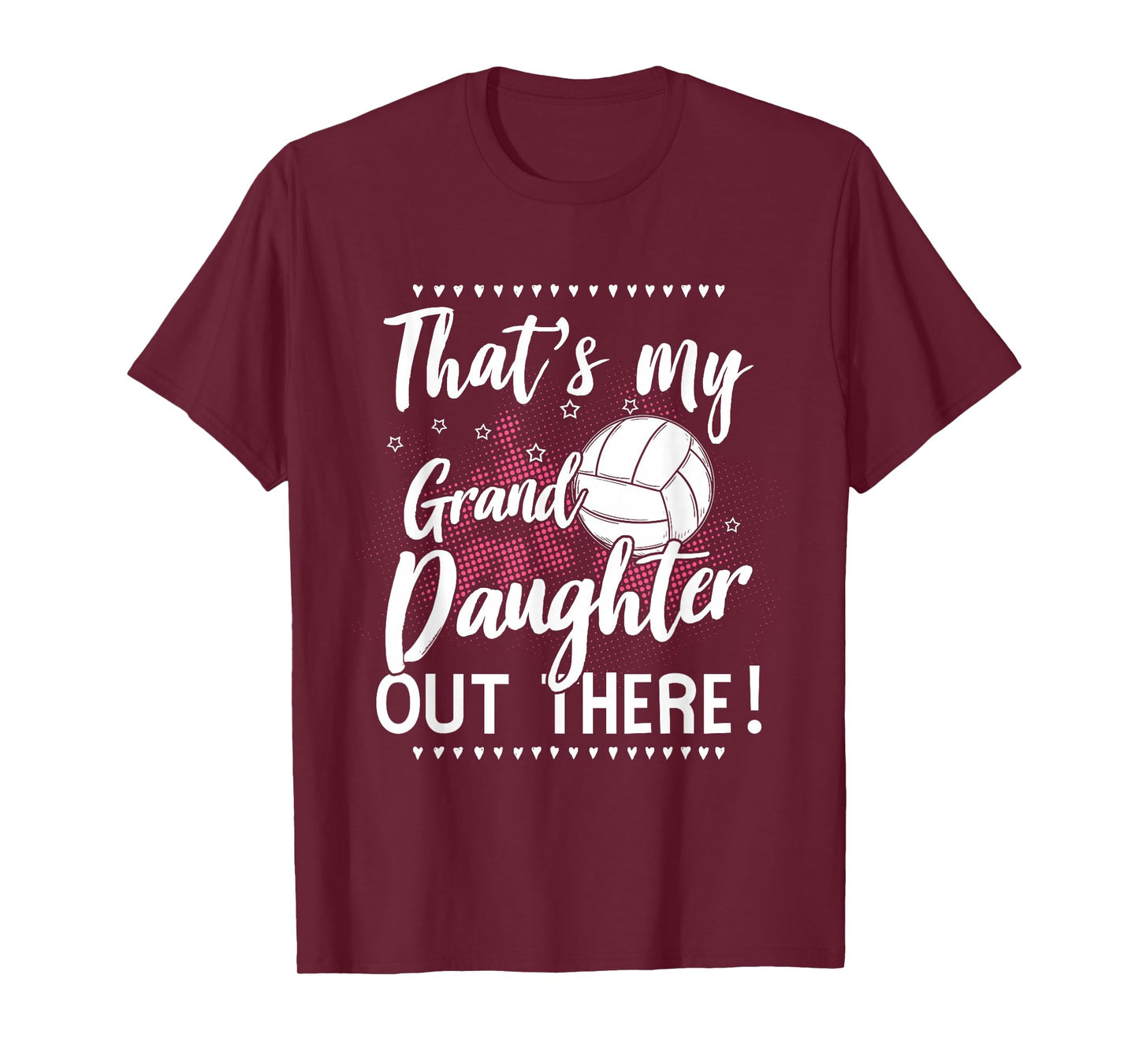 Volleyball Player Gifts & Volleyball Lover Outfits Volleyball Grandma of Volleyball Granddaughter Black T-Shirt