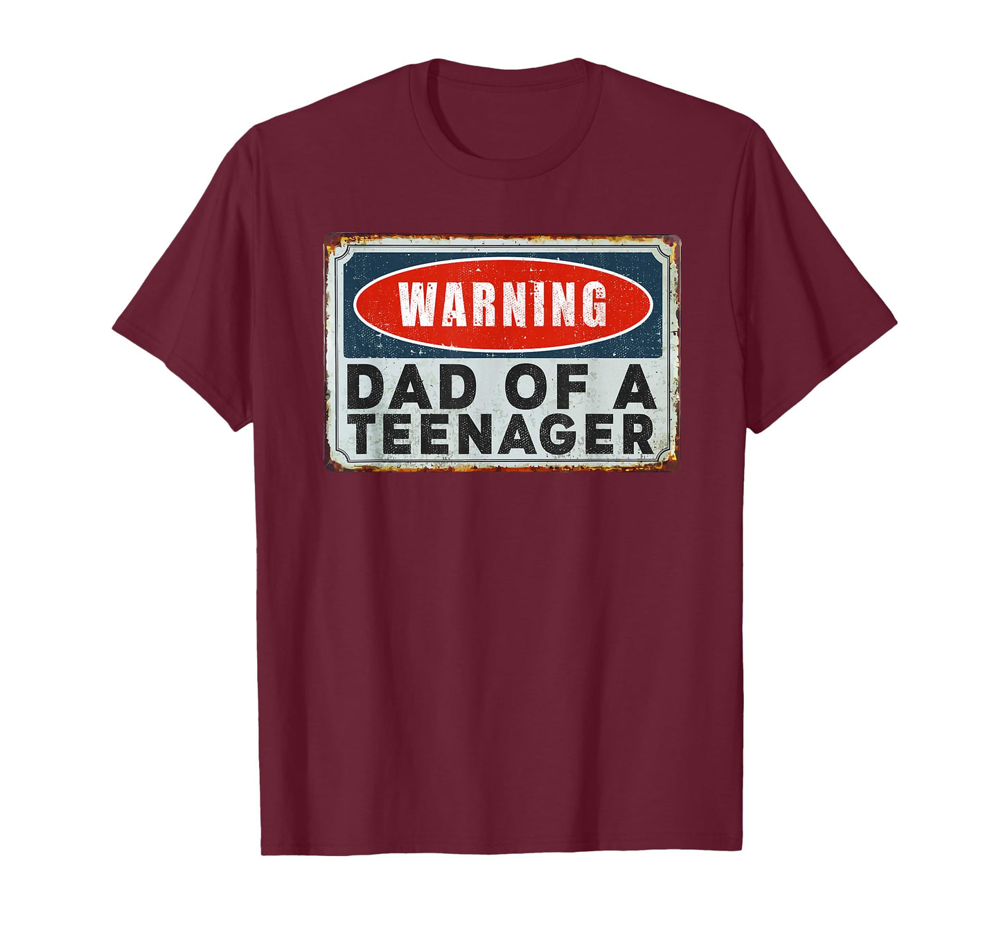 Warning Dad Of A Teenager Funny 13 Years Old Teenage Humor T-Shirt