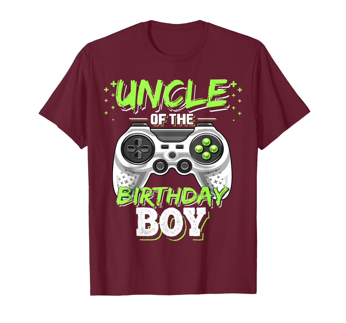 Uncle of the Birthday Boy Matching Video Game Birthday Gift T-Shirt