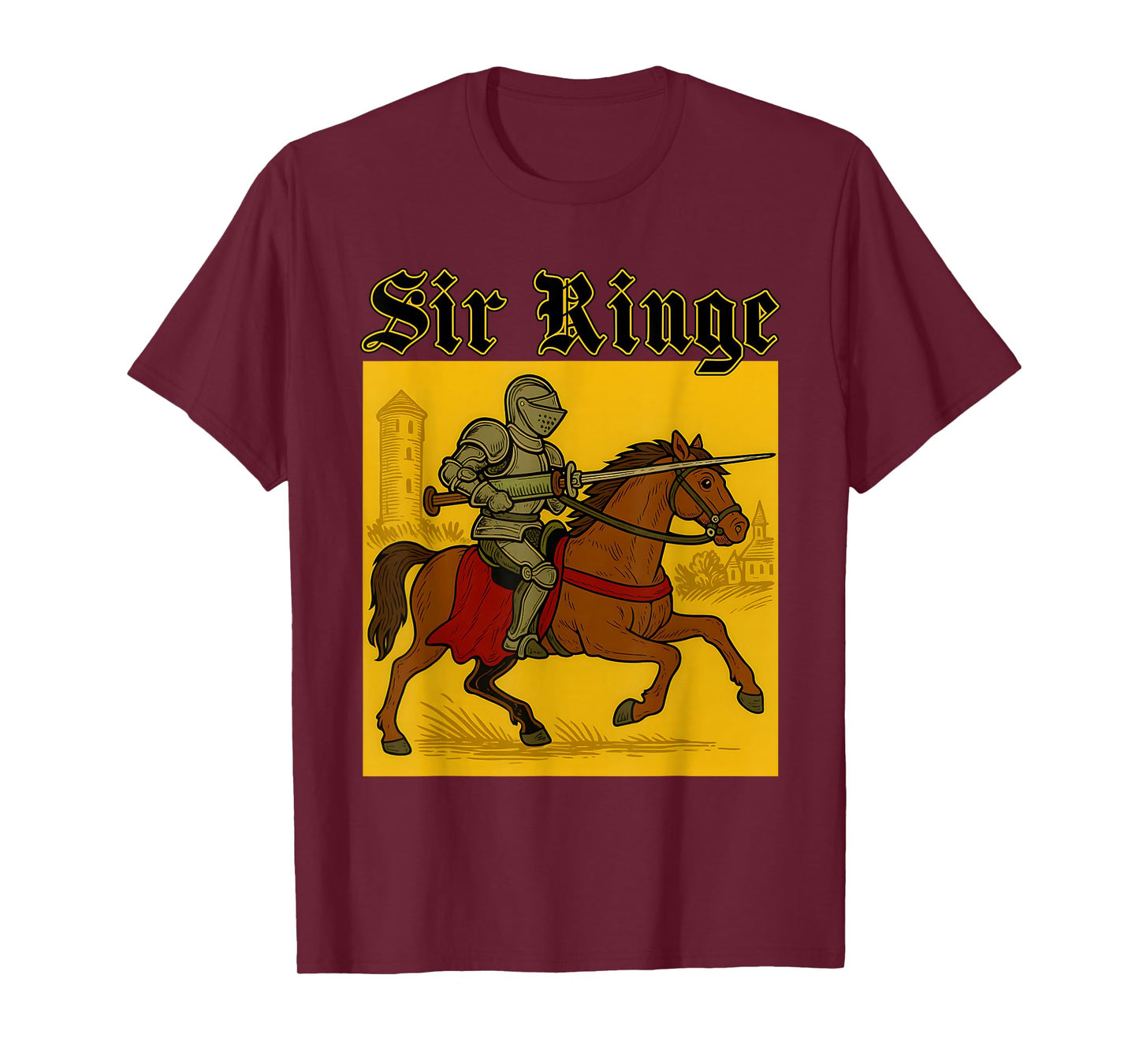 Sir Ringe Knight Vintage Pun T-Shirt