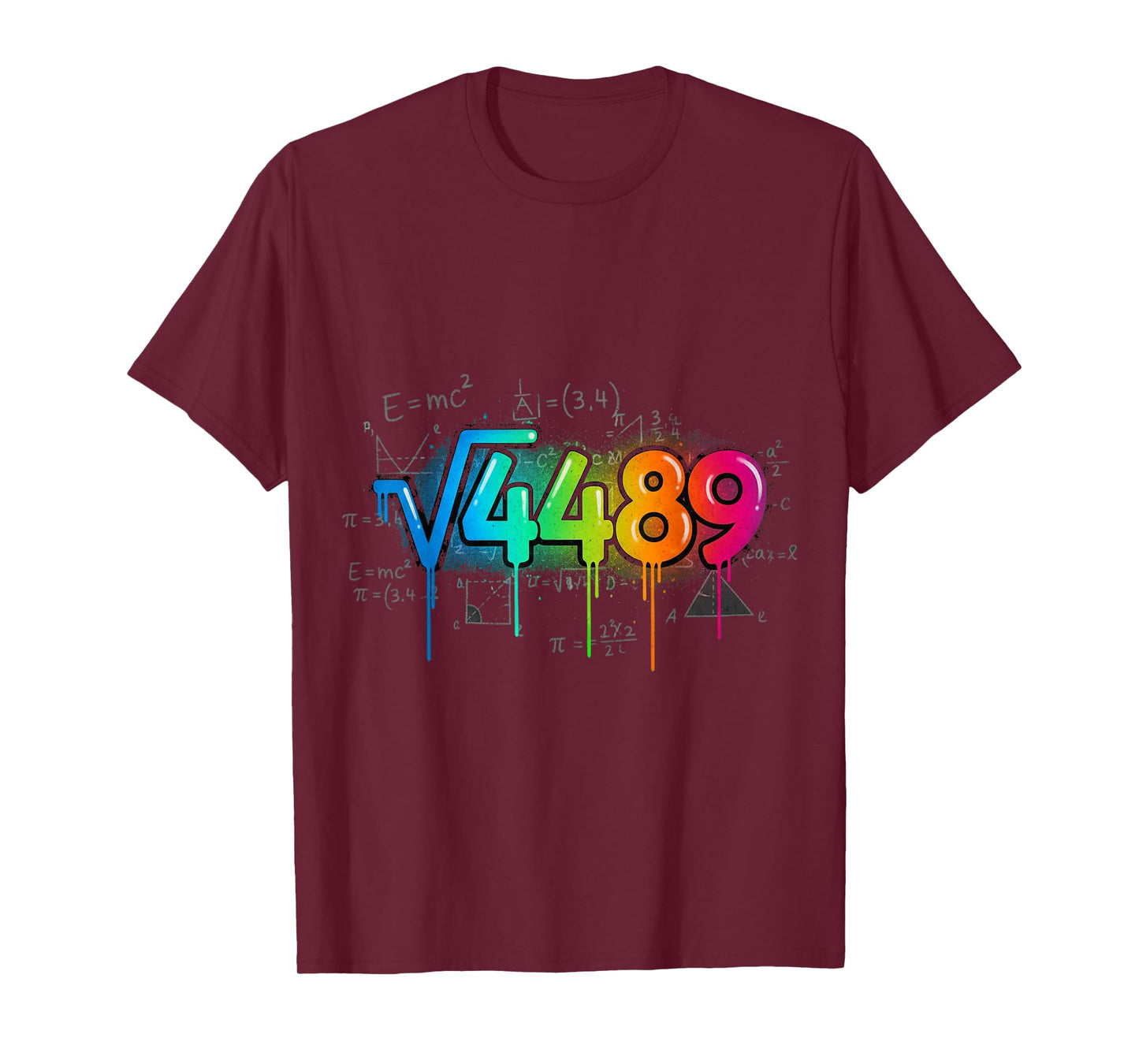 67 Meme Square Root 4489 DRIP Six Seven Math Teacher T-Shirt