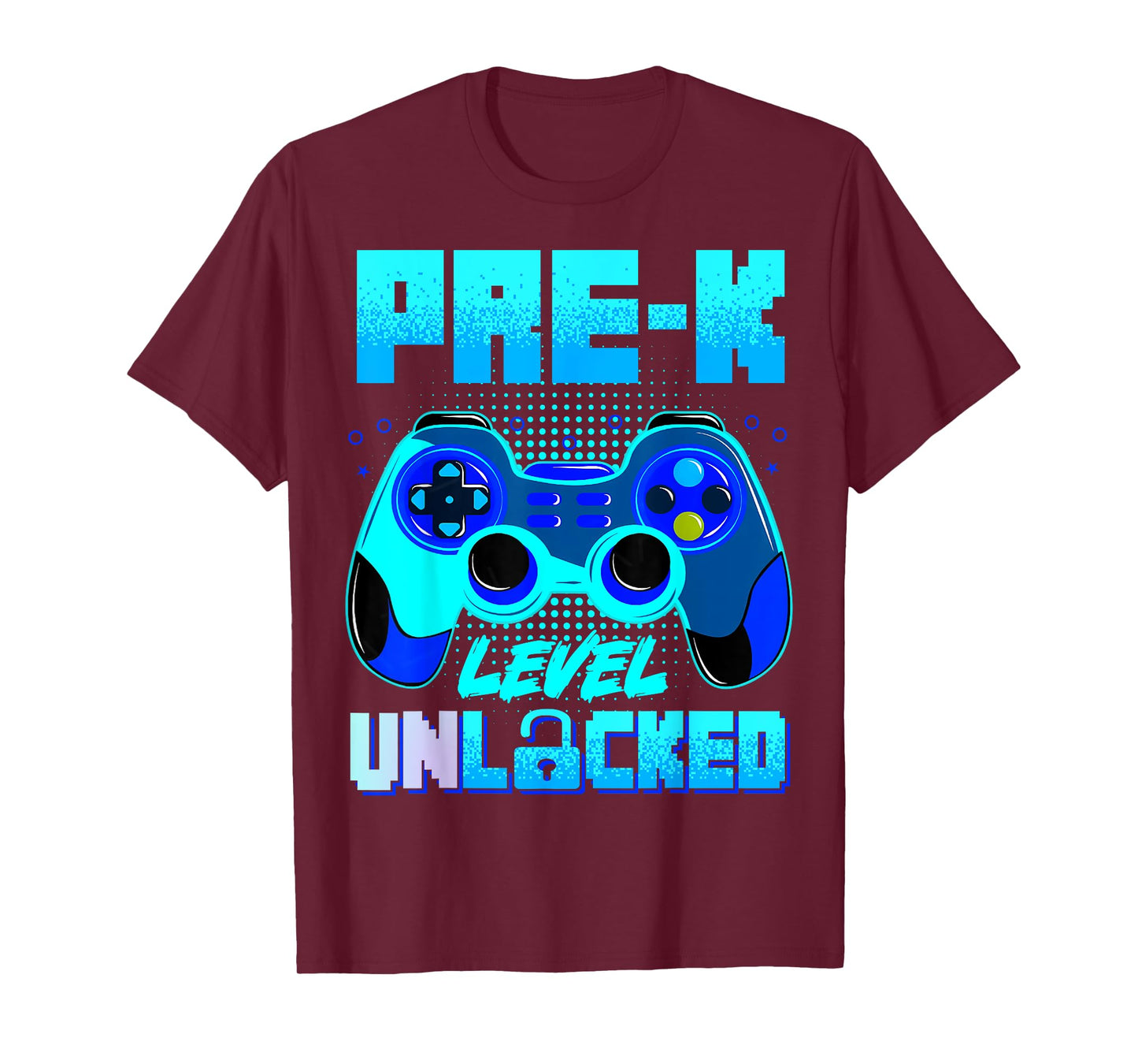 Pre-K Level Unlocked Preschool Gamer Boy First Day Of School T-Shirt