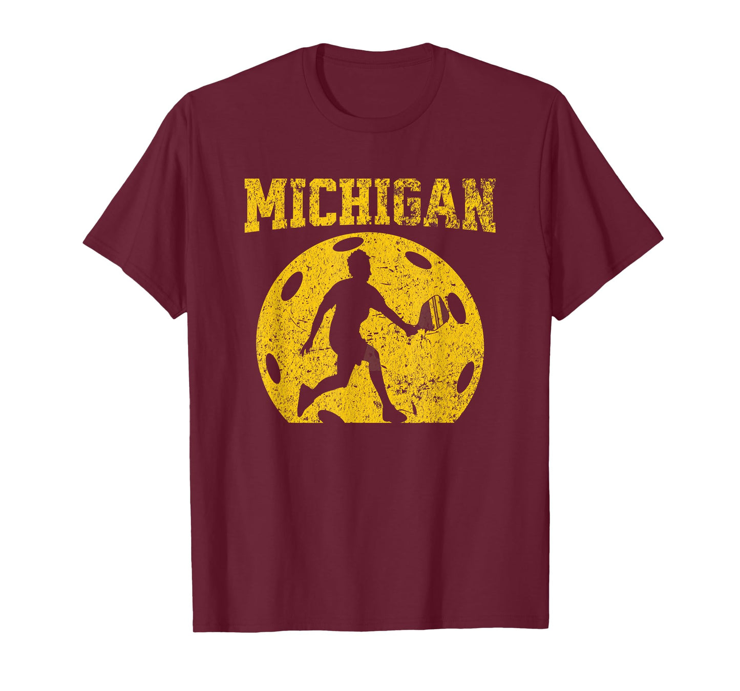 Mens Pickleball Michigan T-Shirt