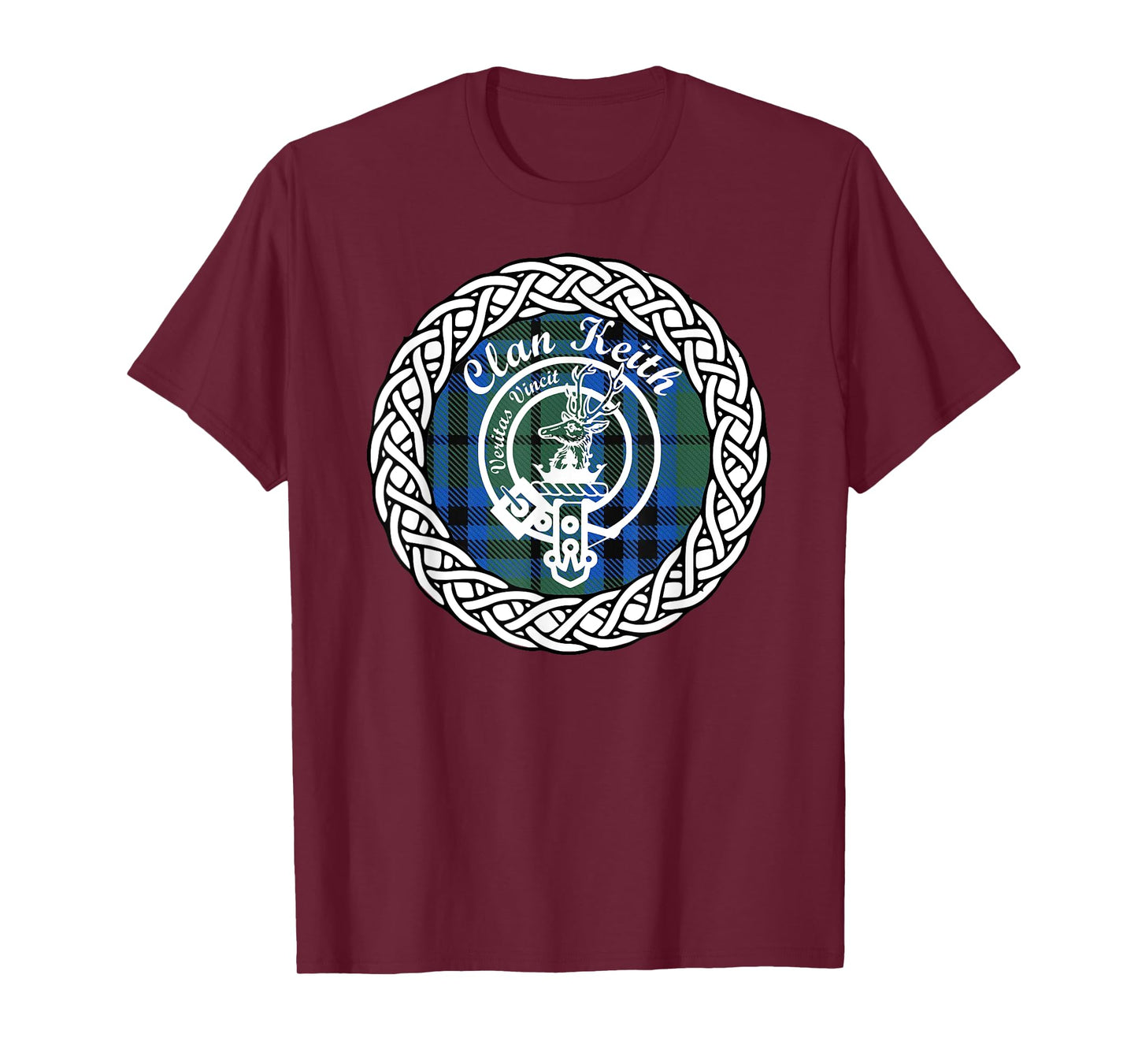 Keith surname last name Scottish Clan tartan badge crest T-Shirt