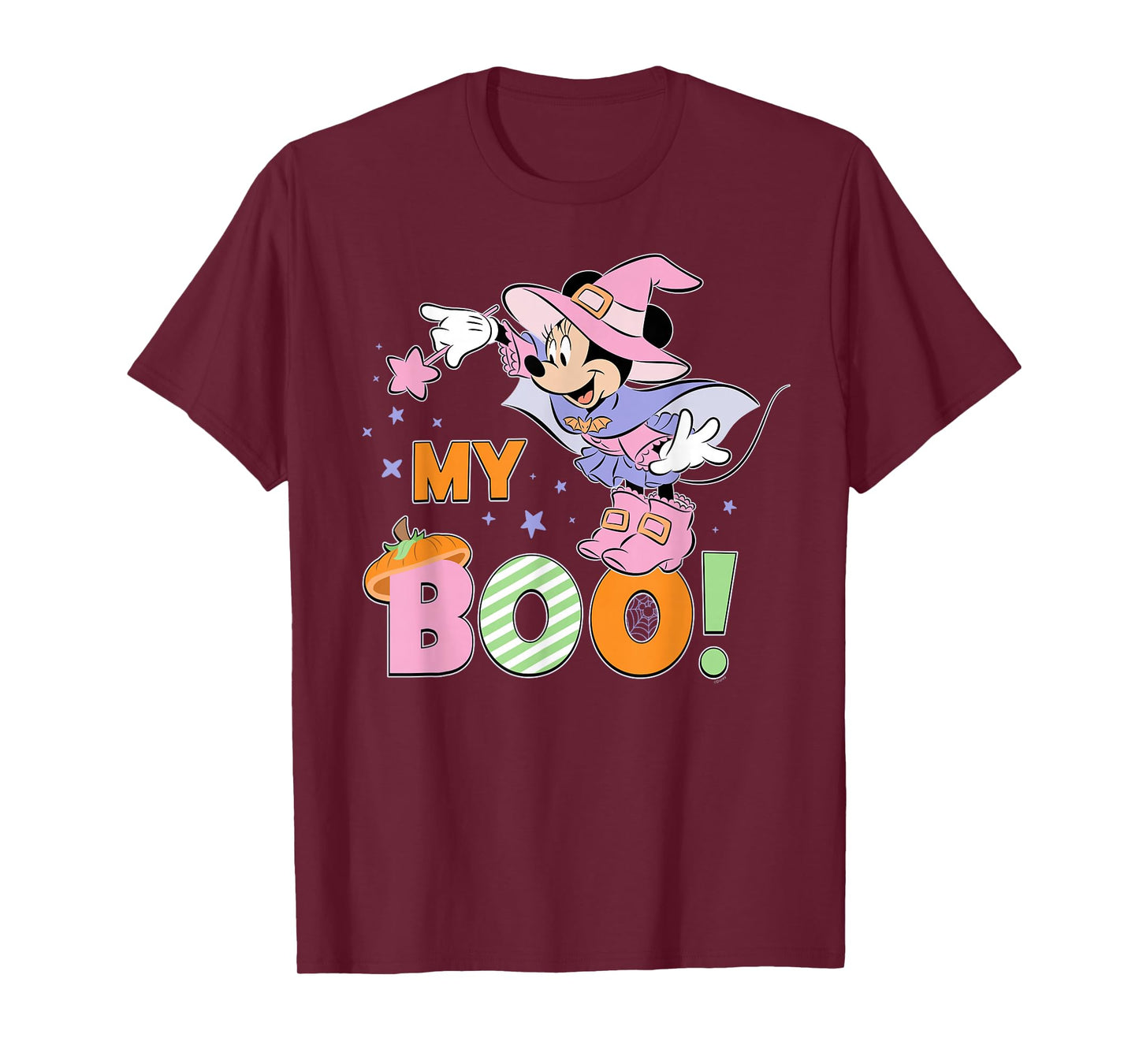 Disney Minnie Mouse My Boo! Cute Halloween Matching Couples T-Shirt